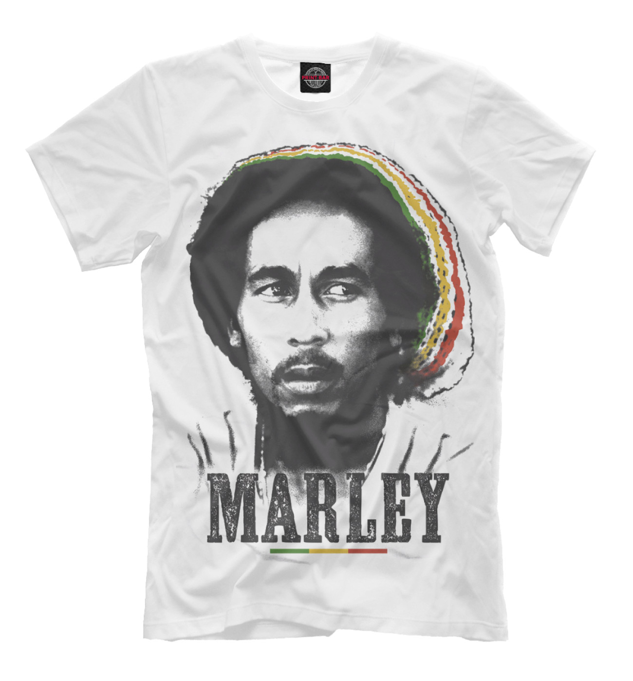 Мужская Футболка Bob Marley, артикул: BOB-296280-fut-2