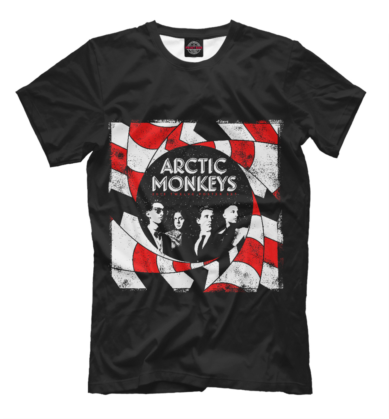 Мужская Футболка Arctic Monkeys, артикул: AMK-320538-fut-2