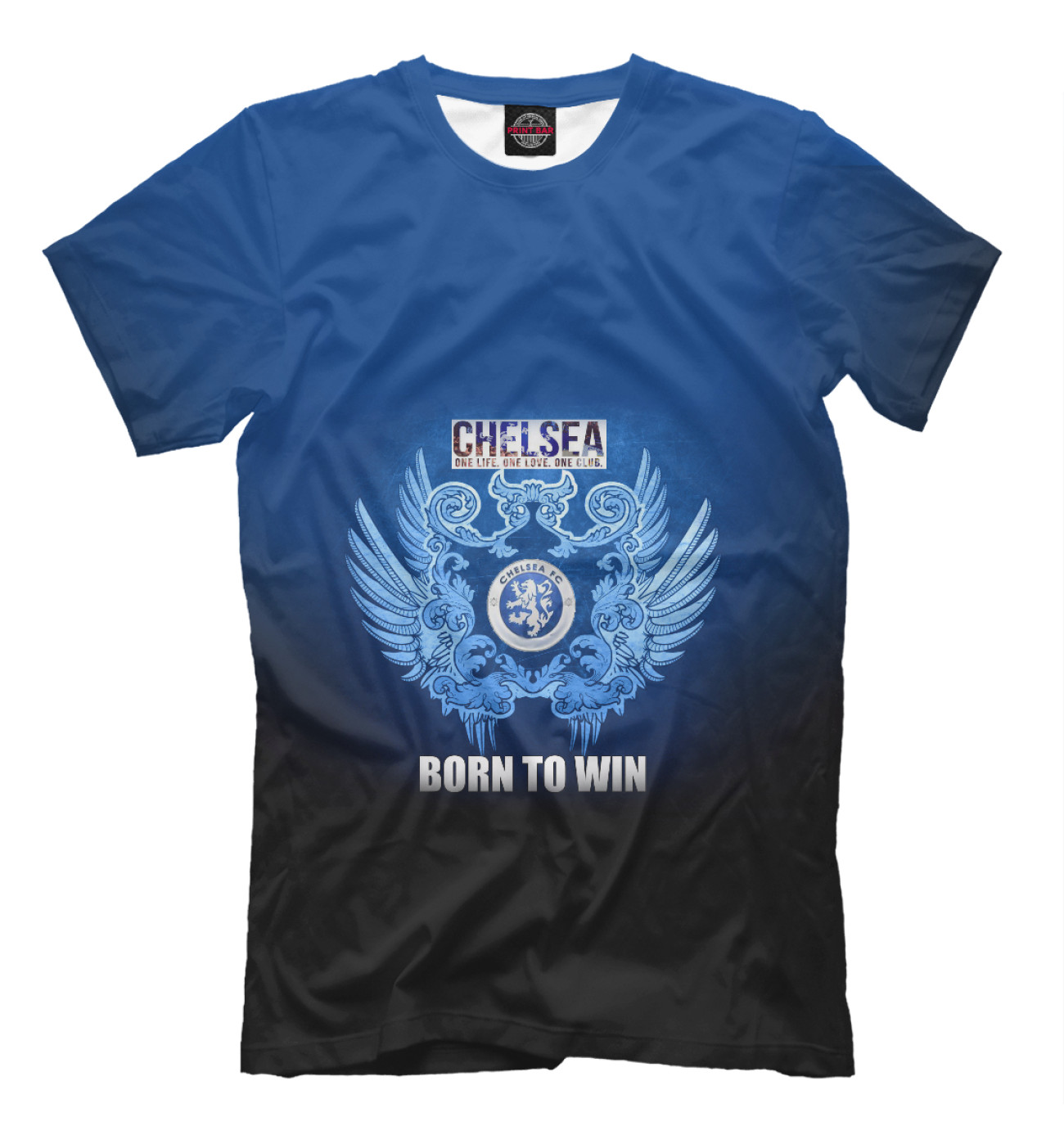 Мужская Футболка Chelsea - Born to win, артикул: CHL-174859-fut-2