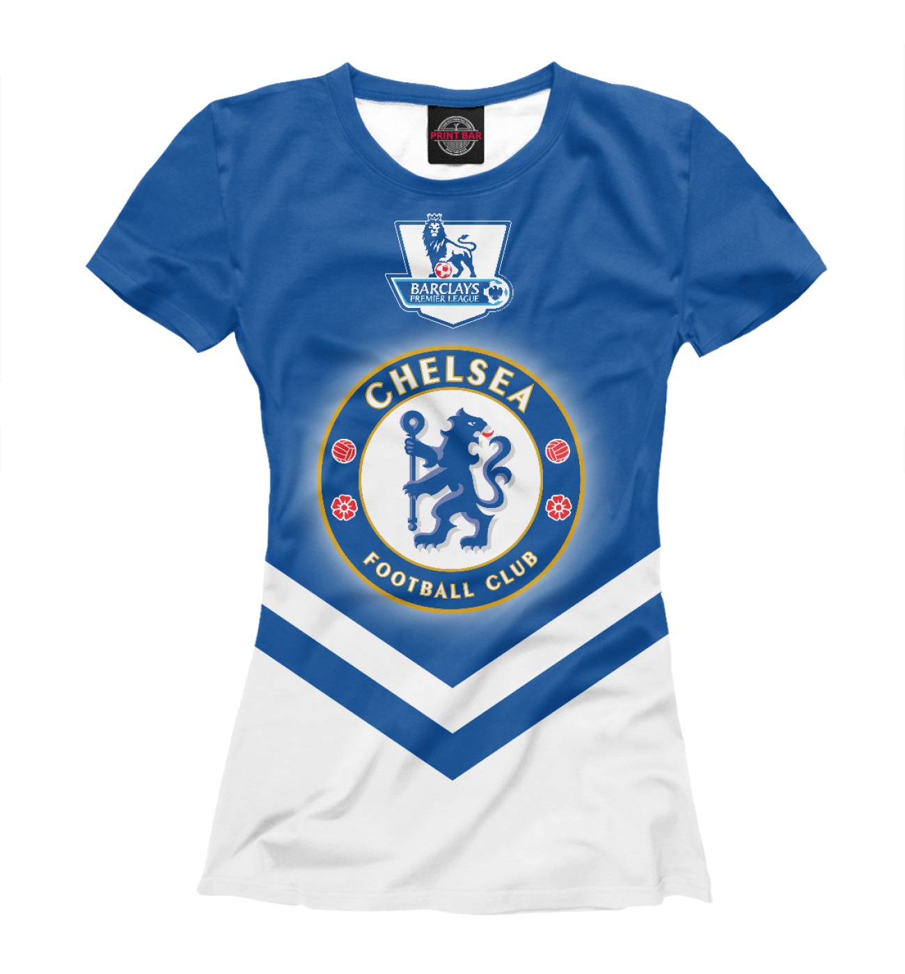 Женская Футболка Chelsea, артикул: CHL-947605-fut-1
