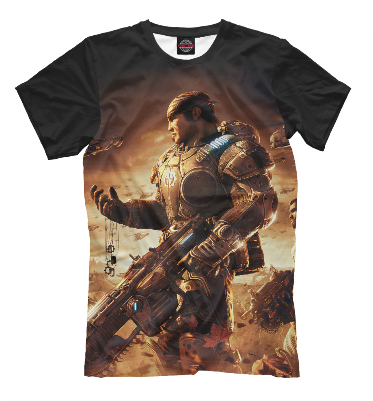 Мужская Футболка Gears of War 2, артикул: RPG-988059-fut-2