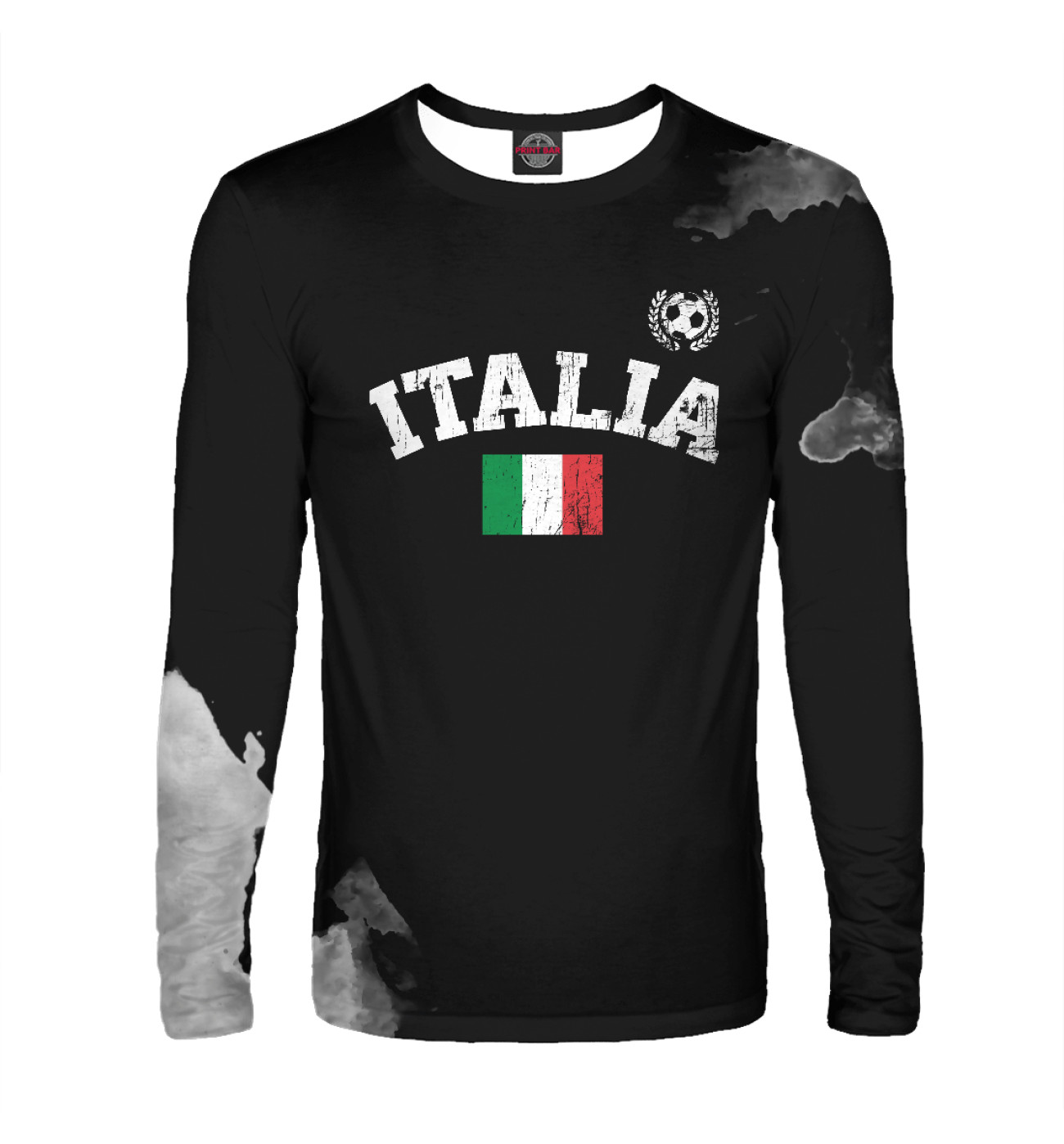 Мужской Лонгслив Italia Soccer, артикул: FTO-183985-lon-2