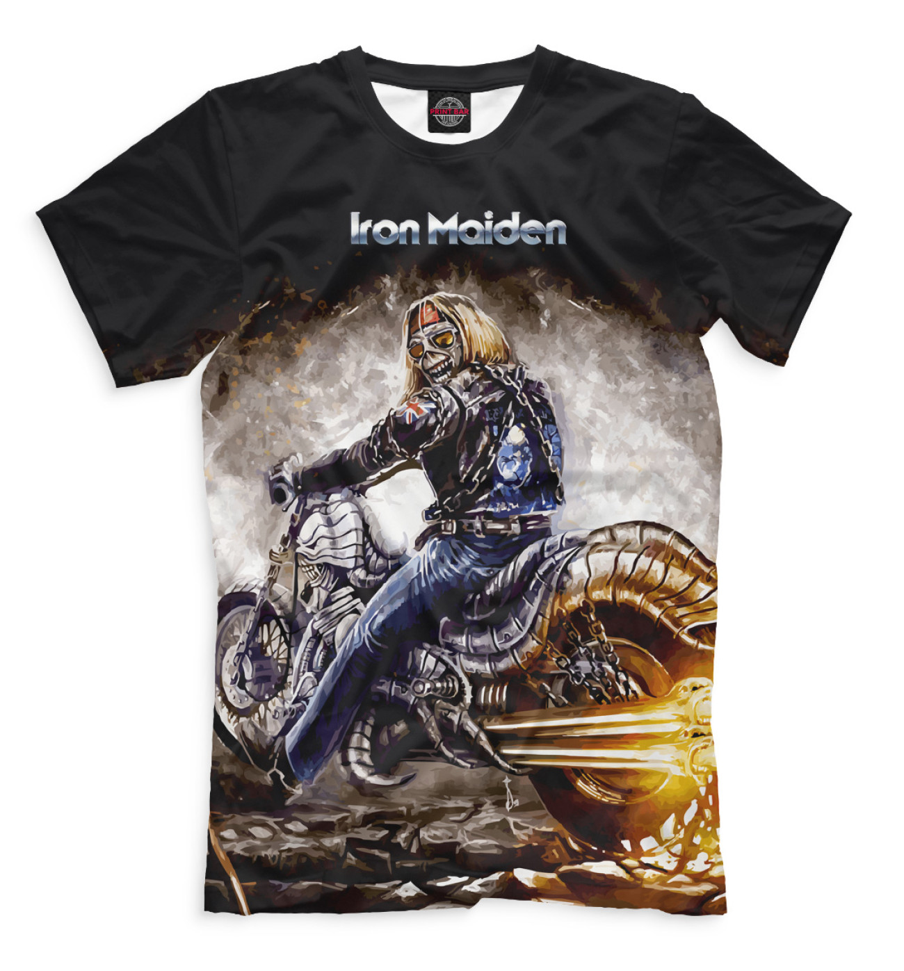 Мужская Футболка Iron Maiden, артикул: IRN-442981-fut-2