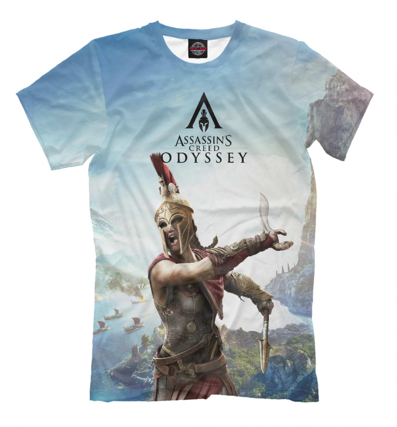 Мужская Футболка Assassin's Creed Odyssey, артикул: ANC-270238-fut-2