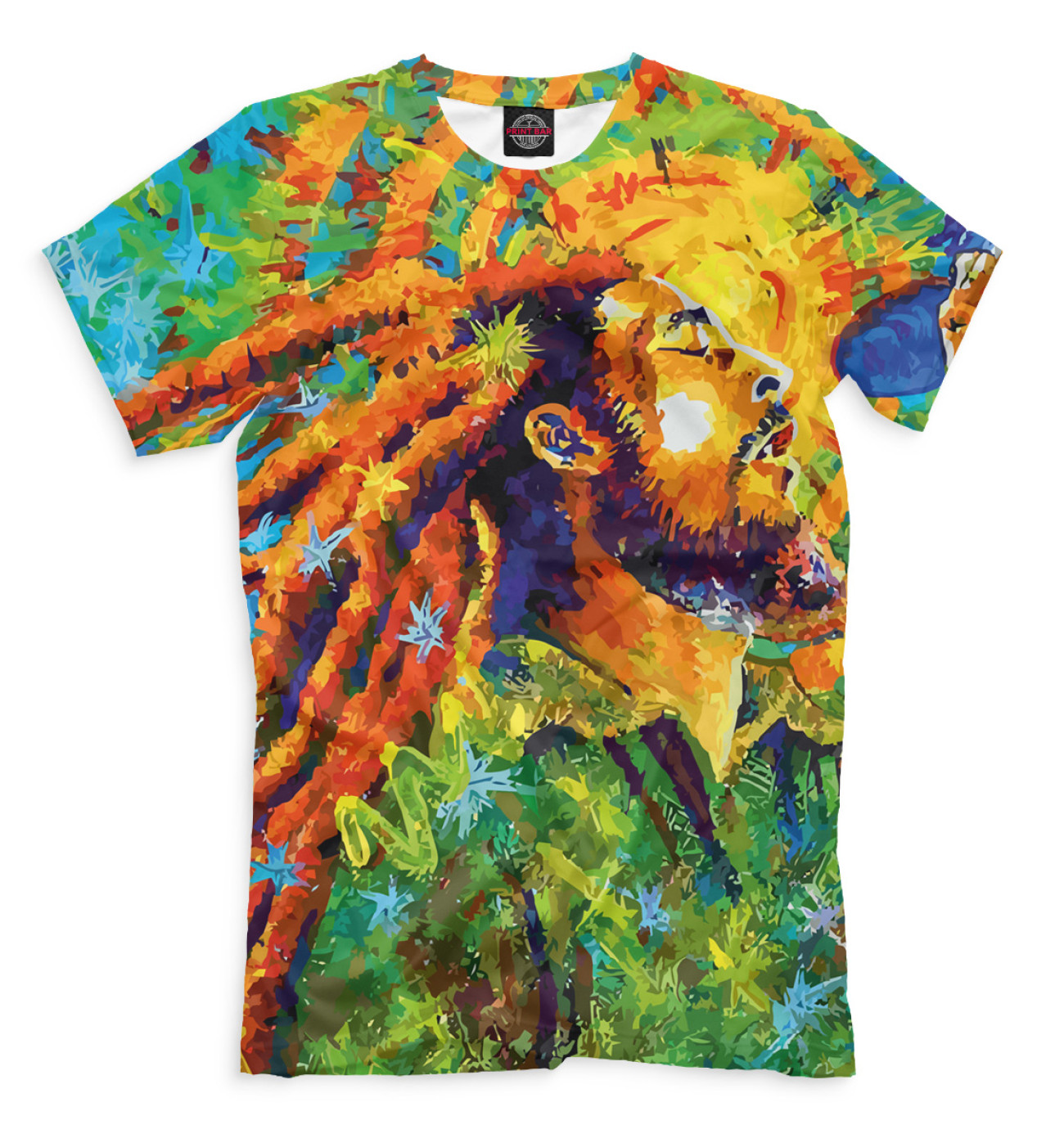 Мужская Футболка Bob Marley, артикул: BOB-484938-fut-2
