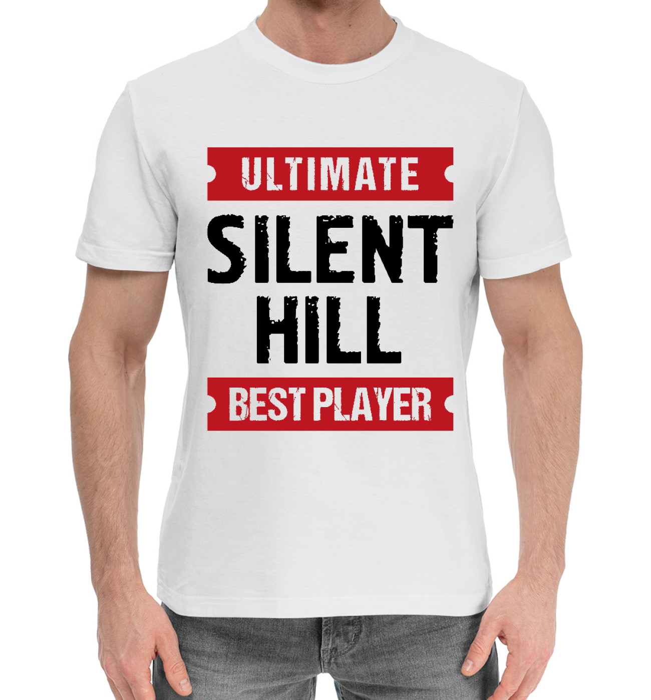 Мужская Хлопковая футболка Silent Hill Ultimate - best player, артикул: SHL-350586-hfu-2