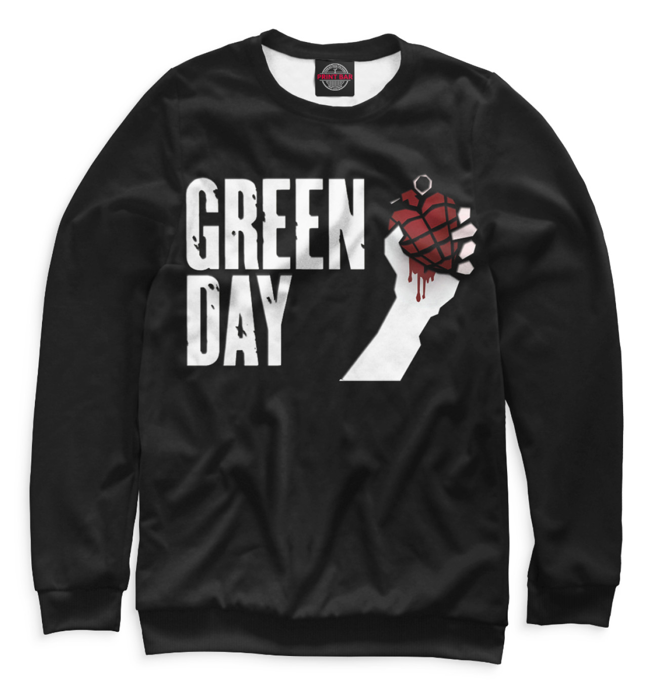 Женский Свитшот Green Day, артикул: GRE-315032-swi-1