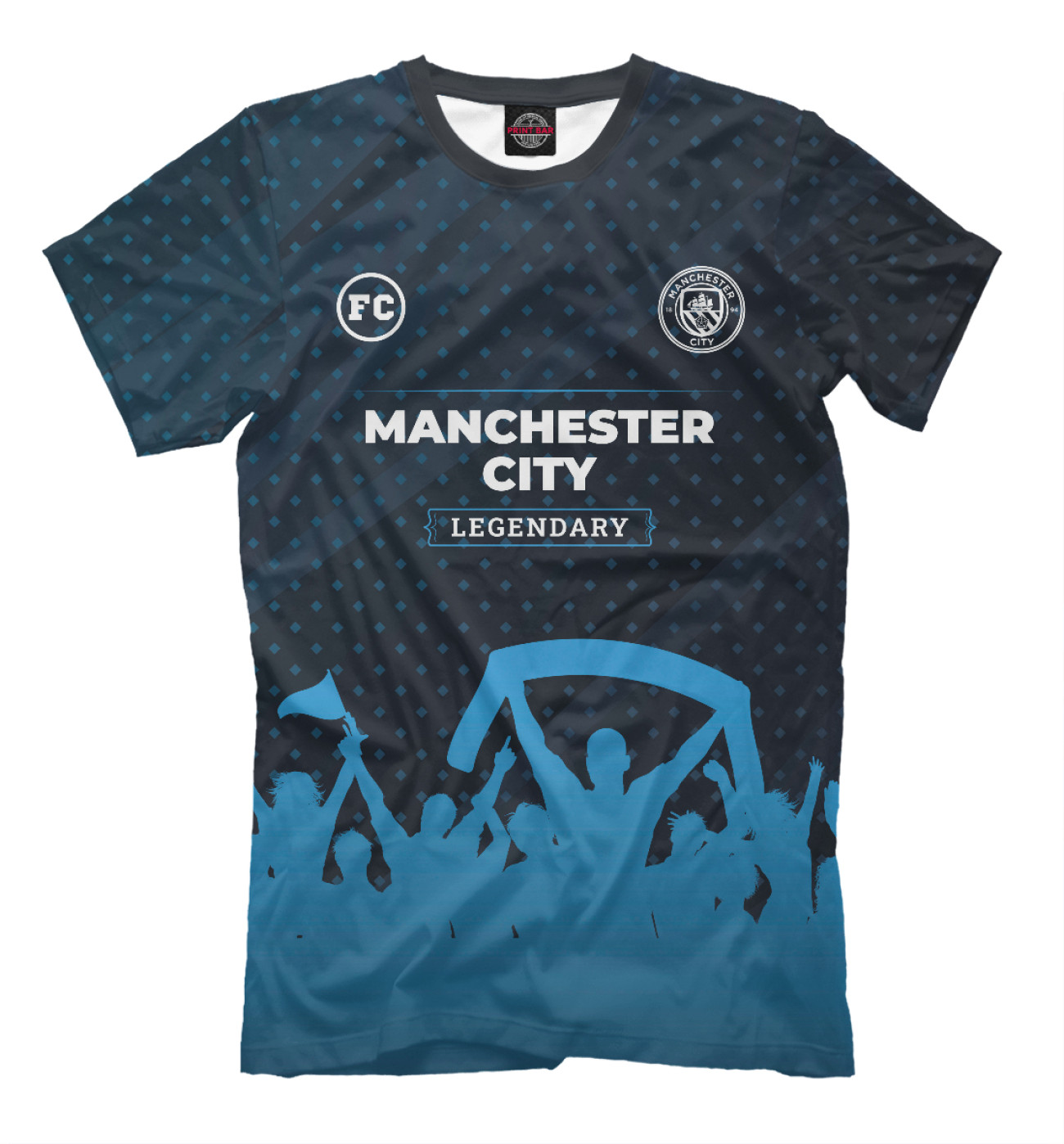 Мужская Футболка Manchester City Legendary Uniform, артикул: MNC-449304-fut-2