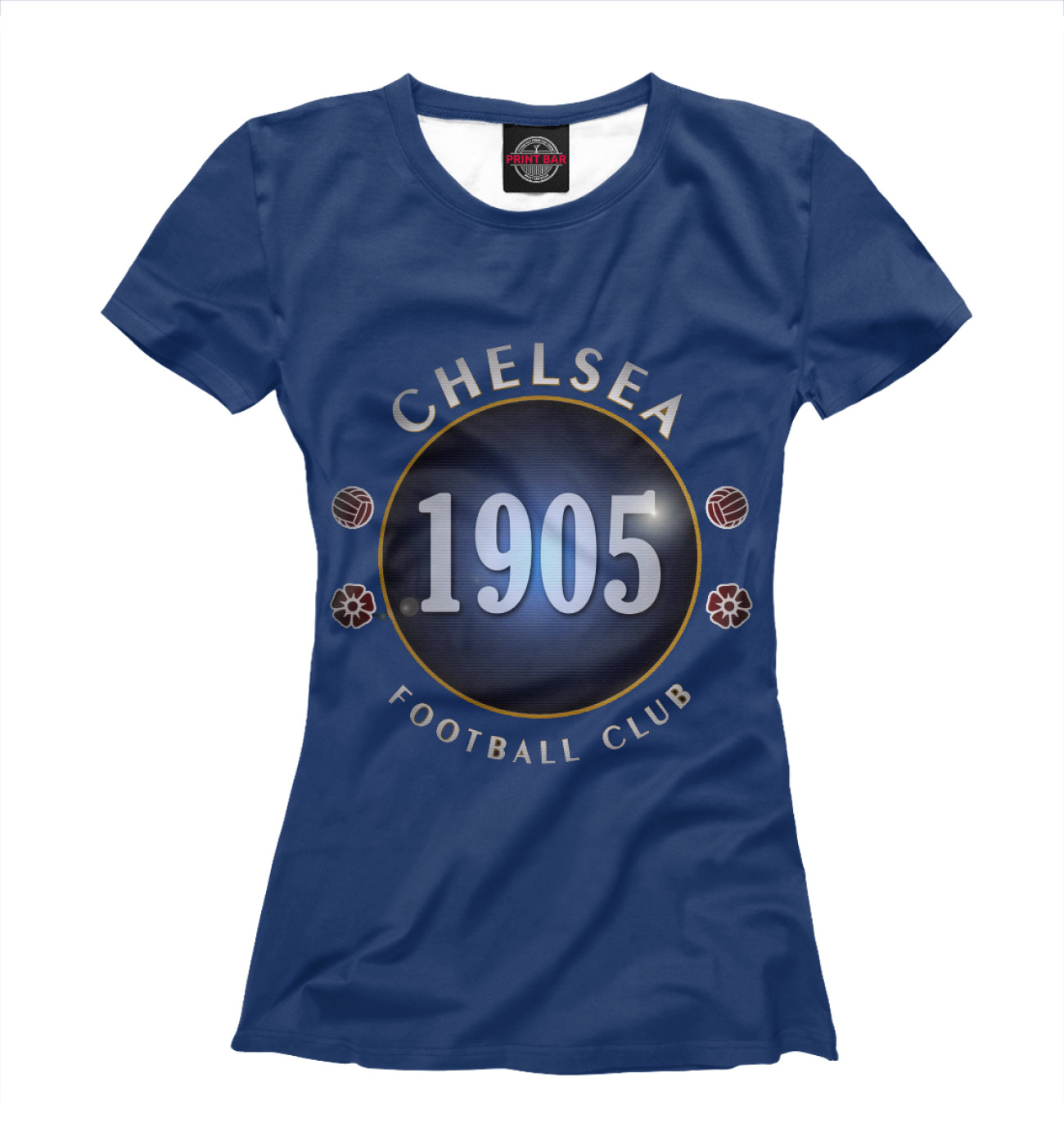 Женская Футболка FC Chelsea 1905, артикул: CHL-499101-fut-1