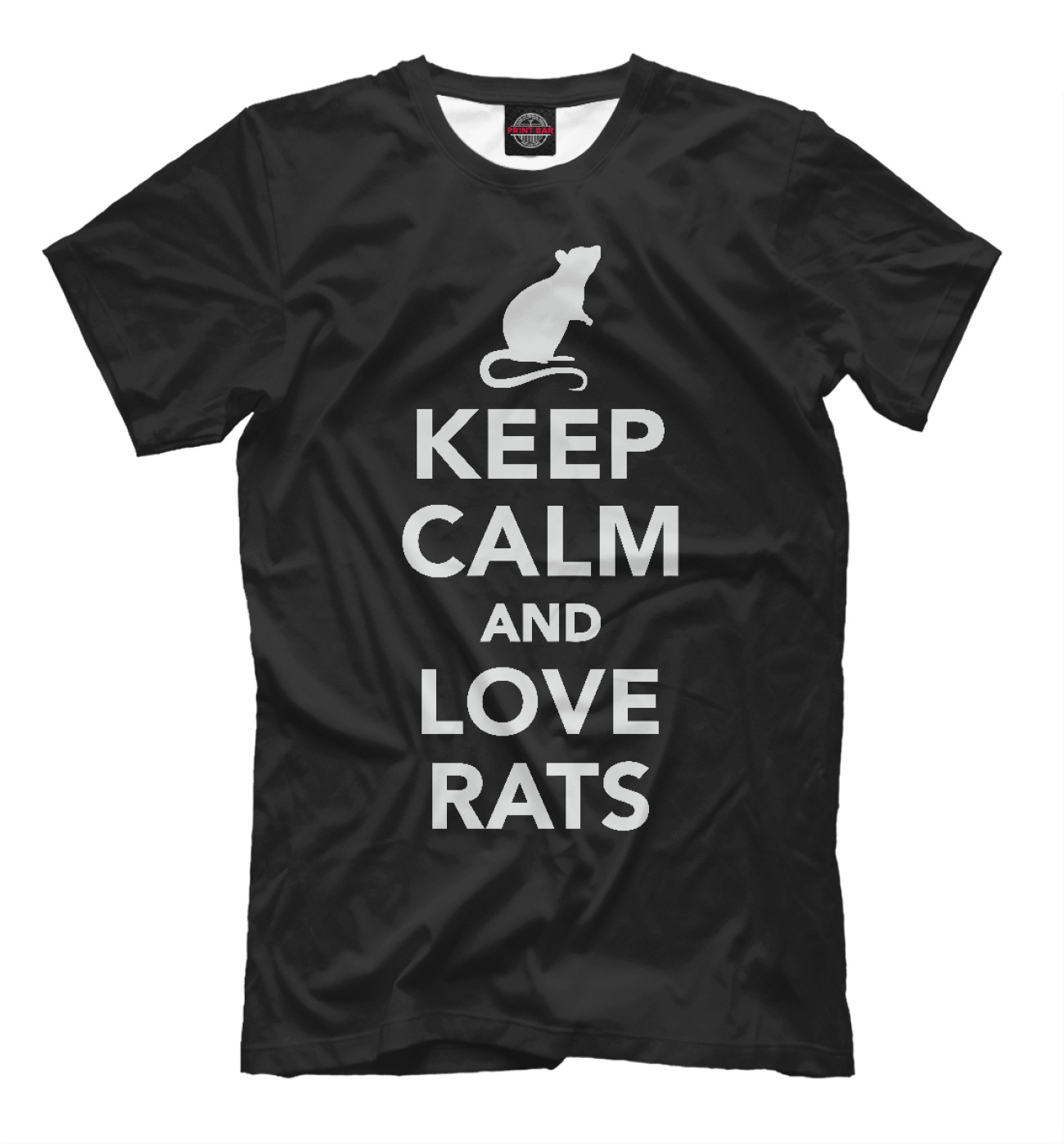 Мужская Футболка Love Rats, артикул: KRU-378629-fut-2