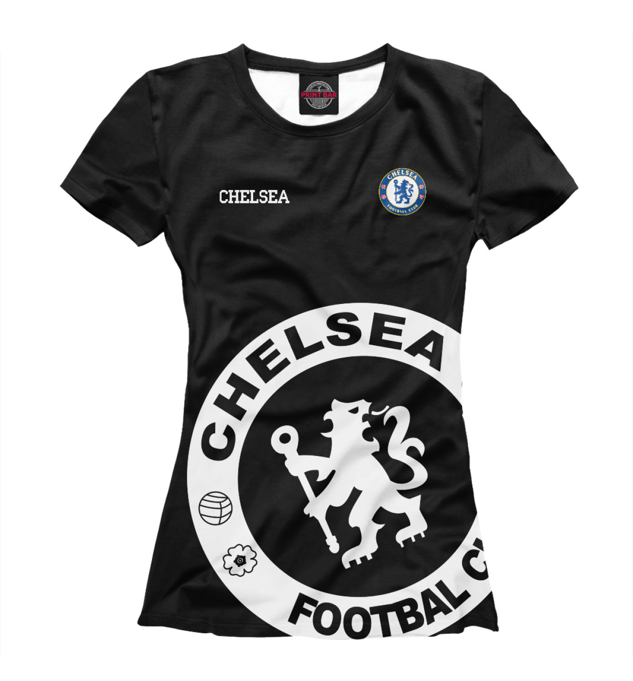 Женская Футболка Chelsea, артикул: CHL-360443-fut-1