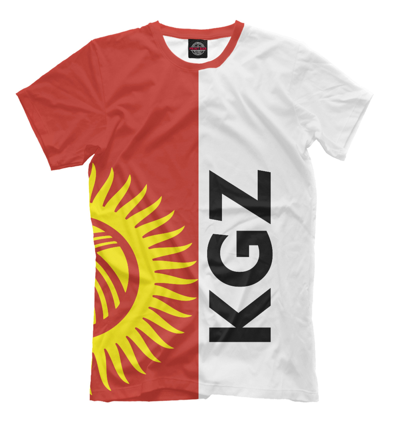 Мужская Футболка Киргизстан, артикул: KRN-191873-fut-2