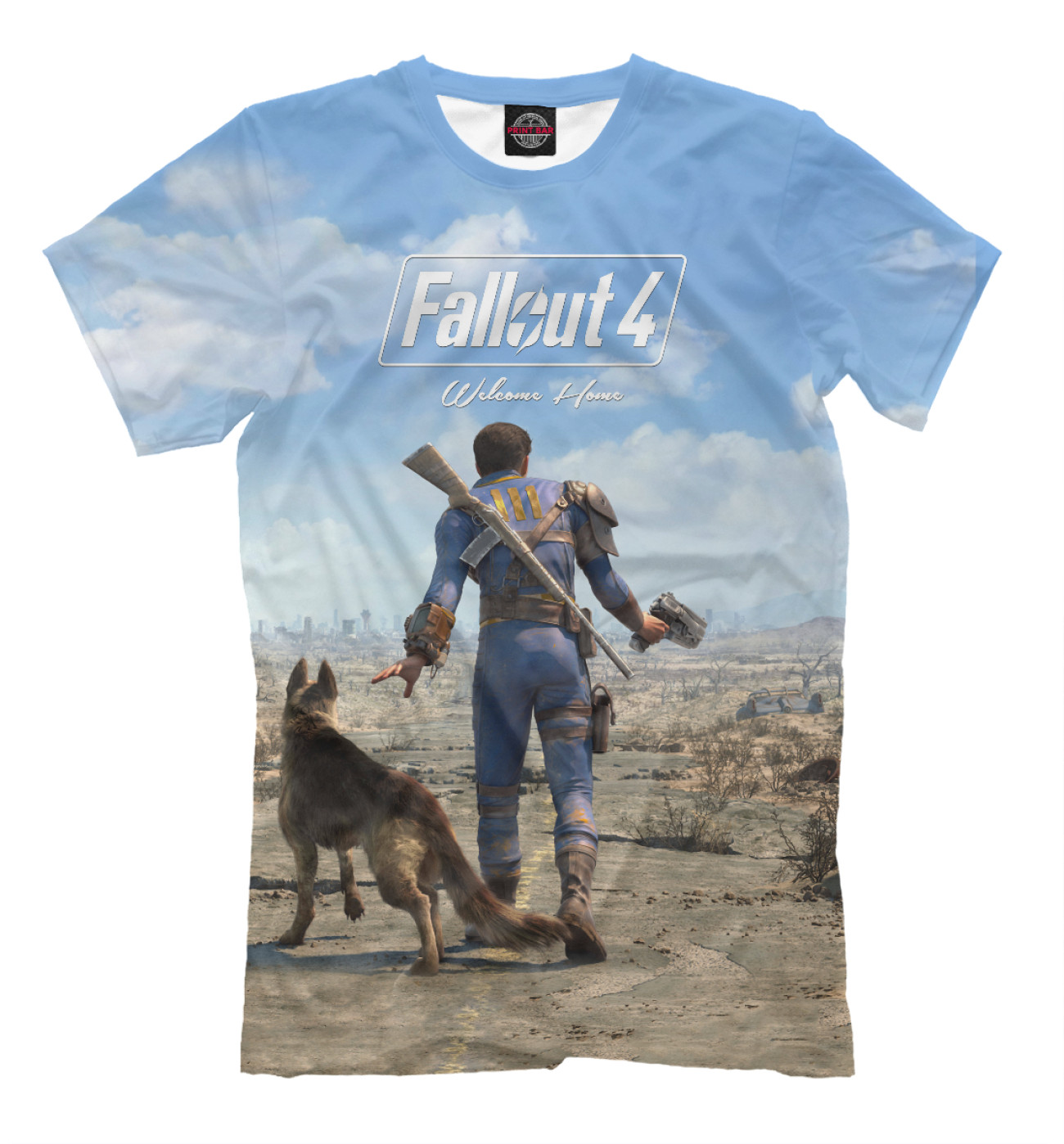 Мужская Футболка Fallout 4, артикул: FOT-668712-fut-2