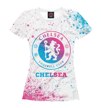 Футболка Chelsea Neon Gradient (цветные брызги)