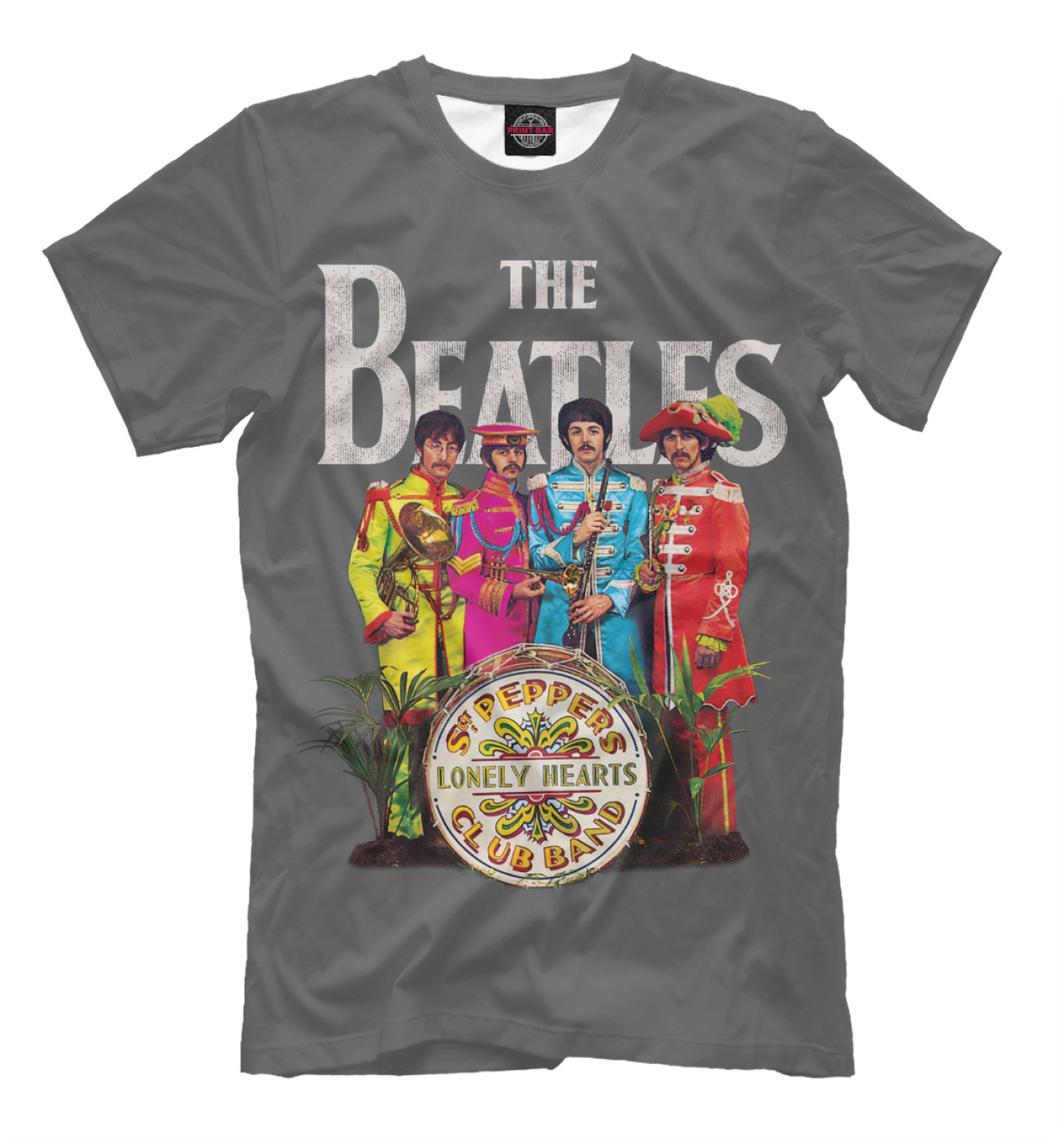 Мужская Футболка The Beatles, артикул: MZK-150887-fut-2
