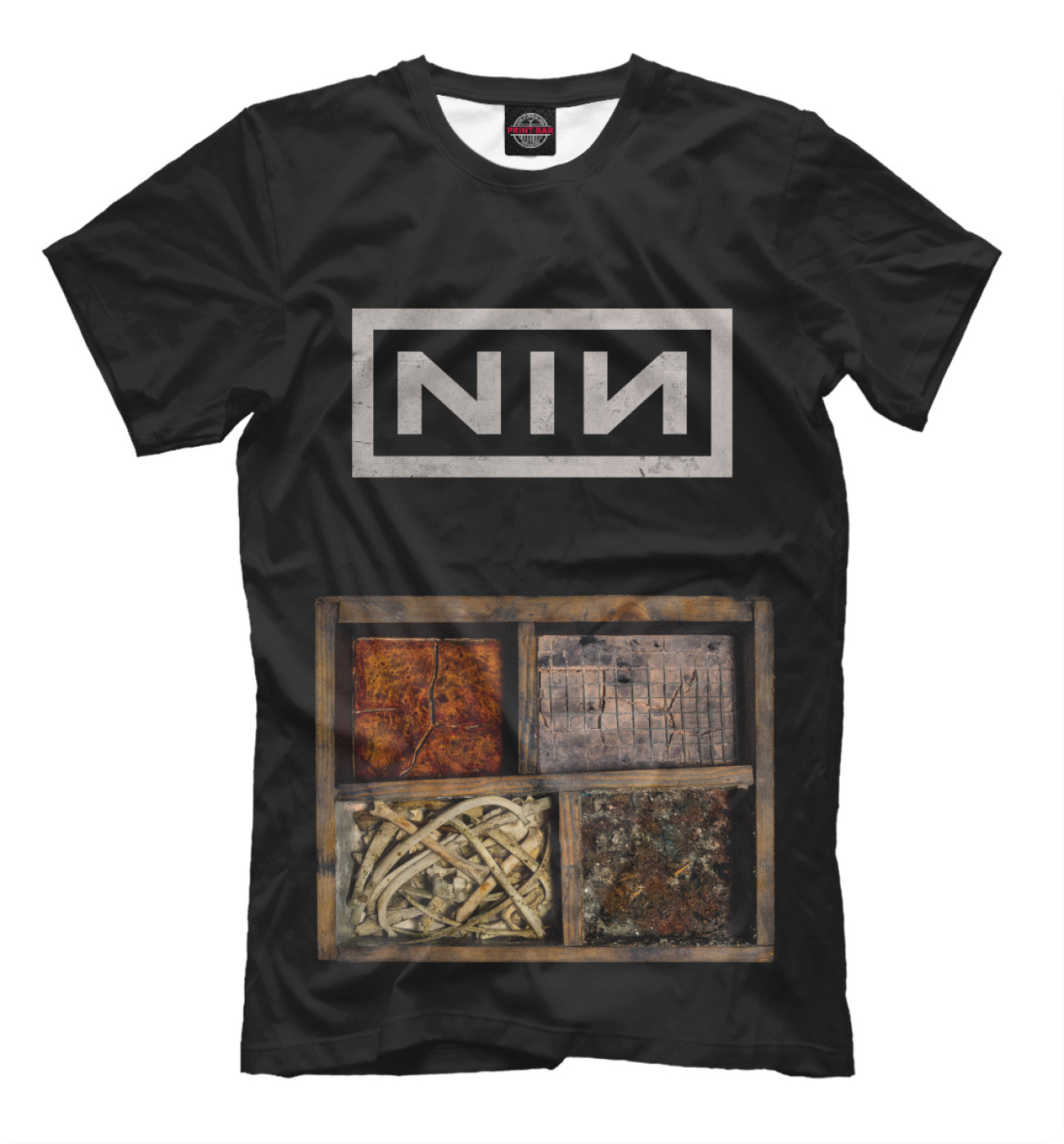 Мужская Футболка Nine Inch Nails, артикул: NIN-183403-fut-2