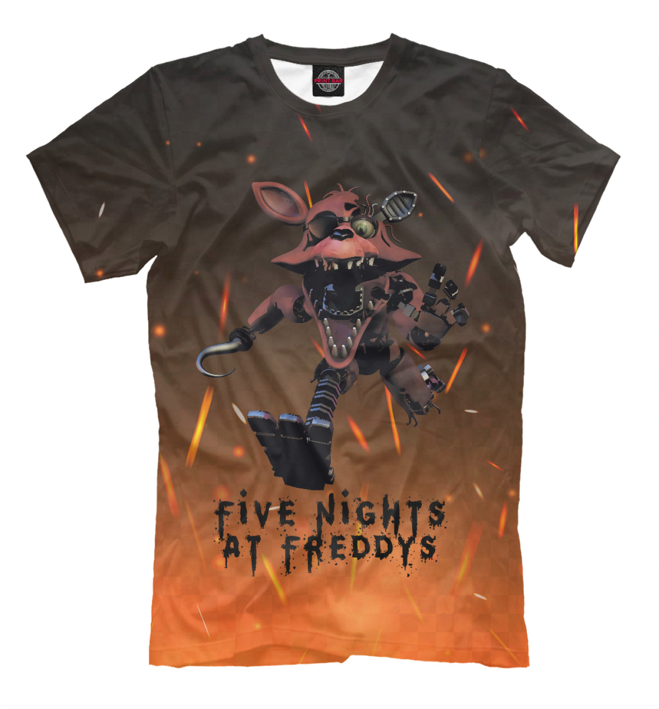 Мужская Футболка Five Nights At Freddys, артикул: FIV-336418-fut-2