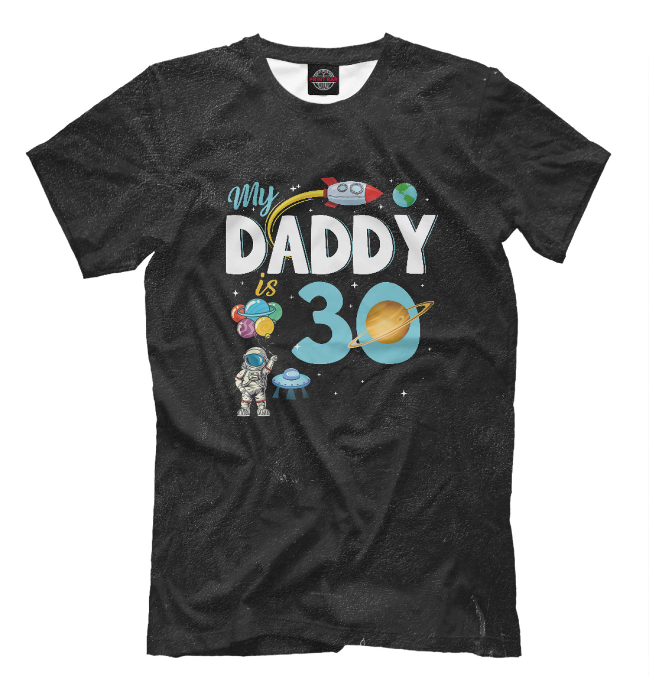 Мужская Футболка My Daddy Is 30 Happy Father, артикул: TTI-706684-fut-2
