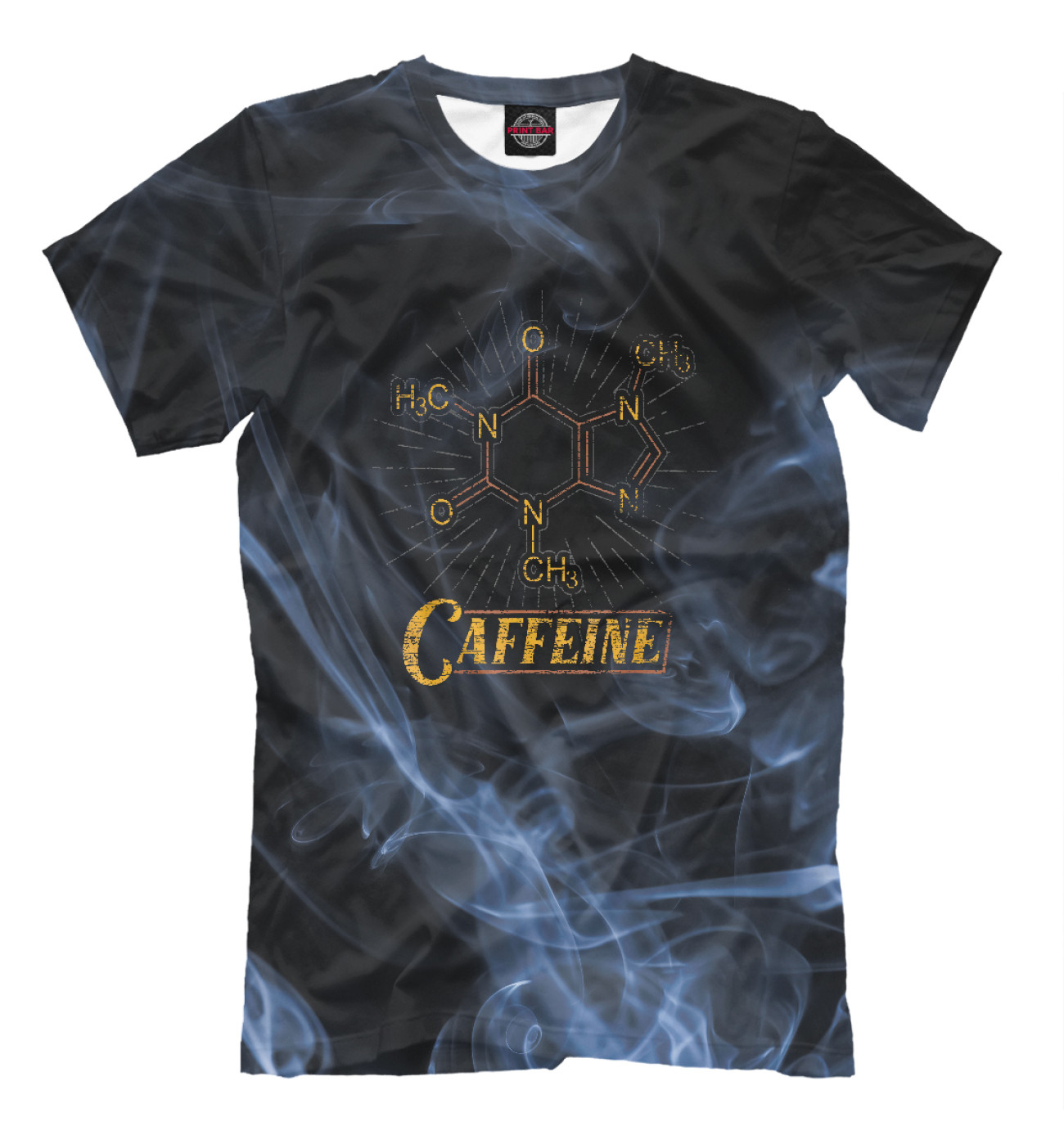 Мужская Футболка Coffee Science Chemist, артикул: CHM-683723-fut-2