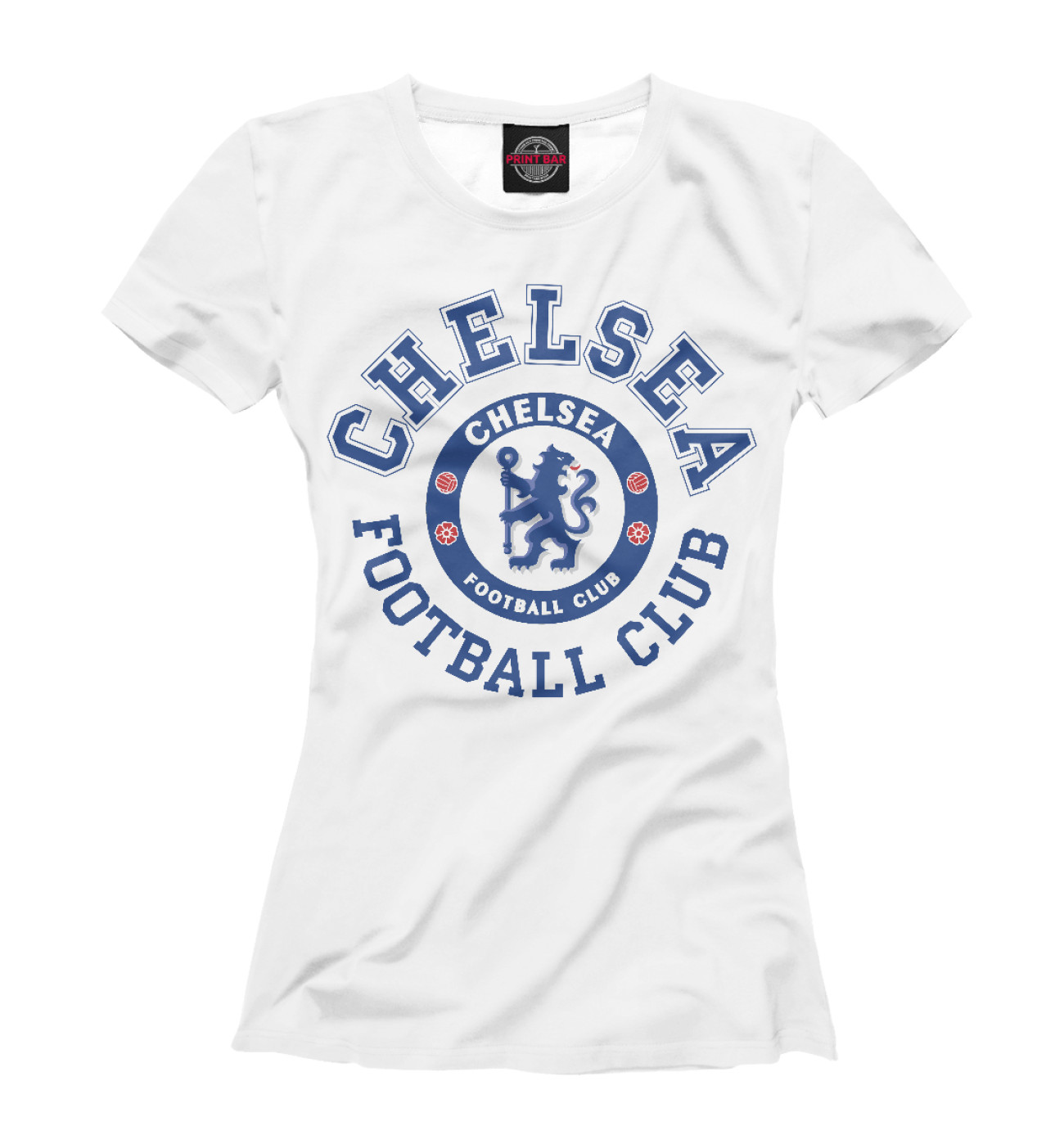 Женская Футболка Chelsea FC, артикул: CHL-384141-fut-1