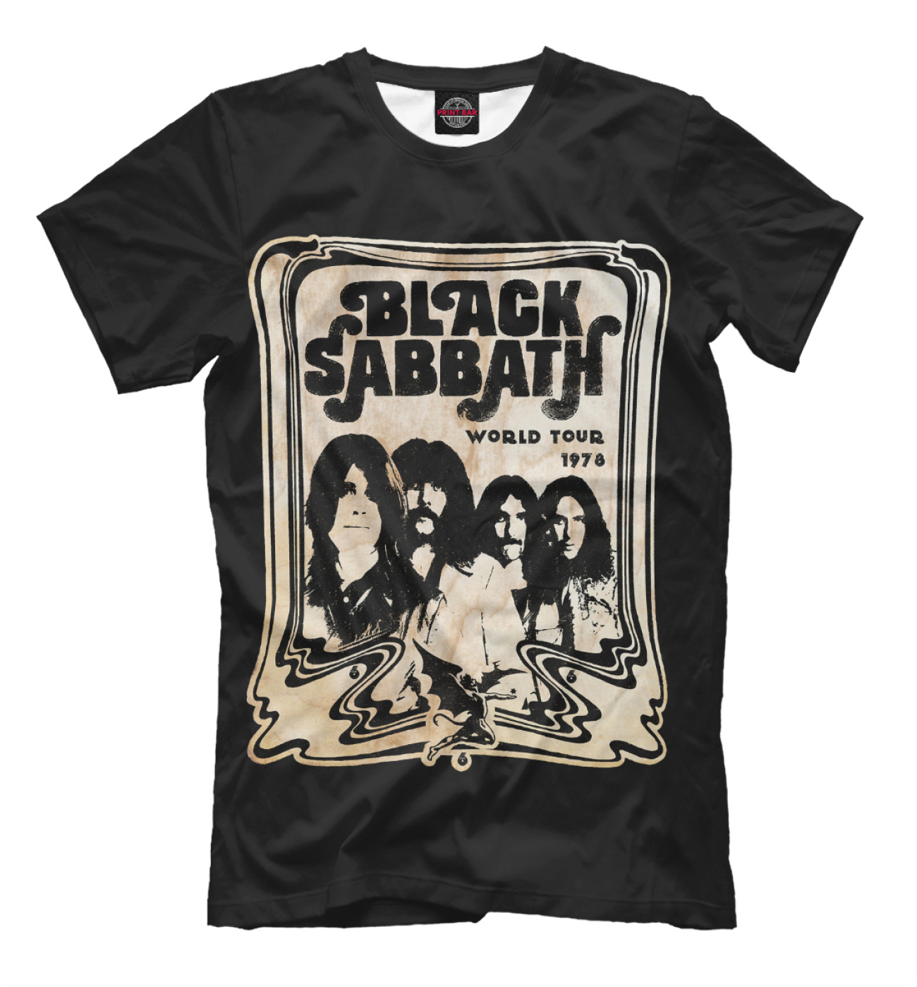 Мужская Футболка Black Sabbath, артикул: BSB-255992-fut-2