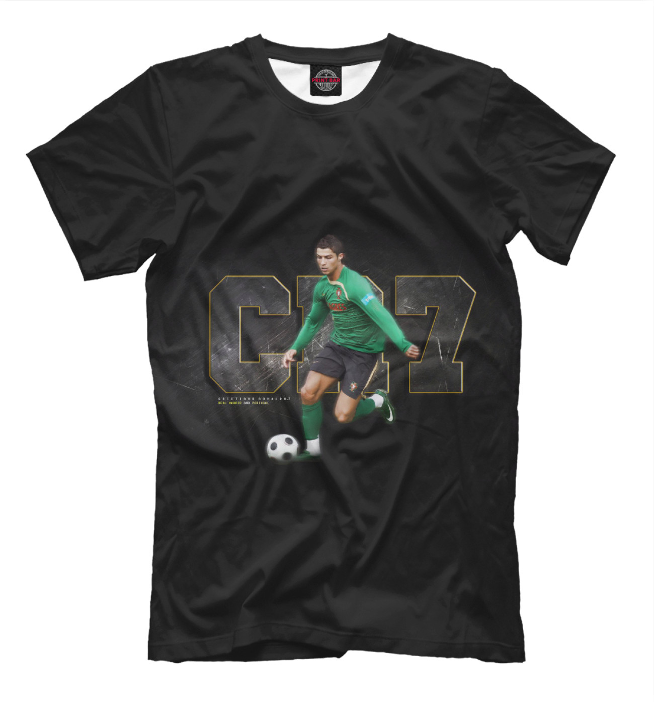 Мужская Футболка Cristiano Ronaldo, артикул: REA-775763-fut-2