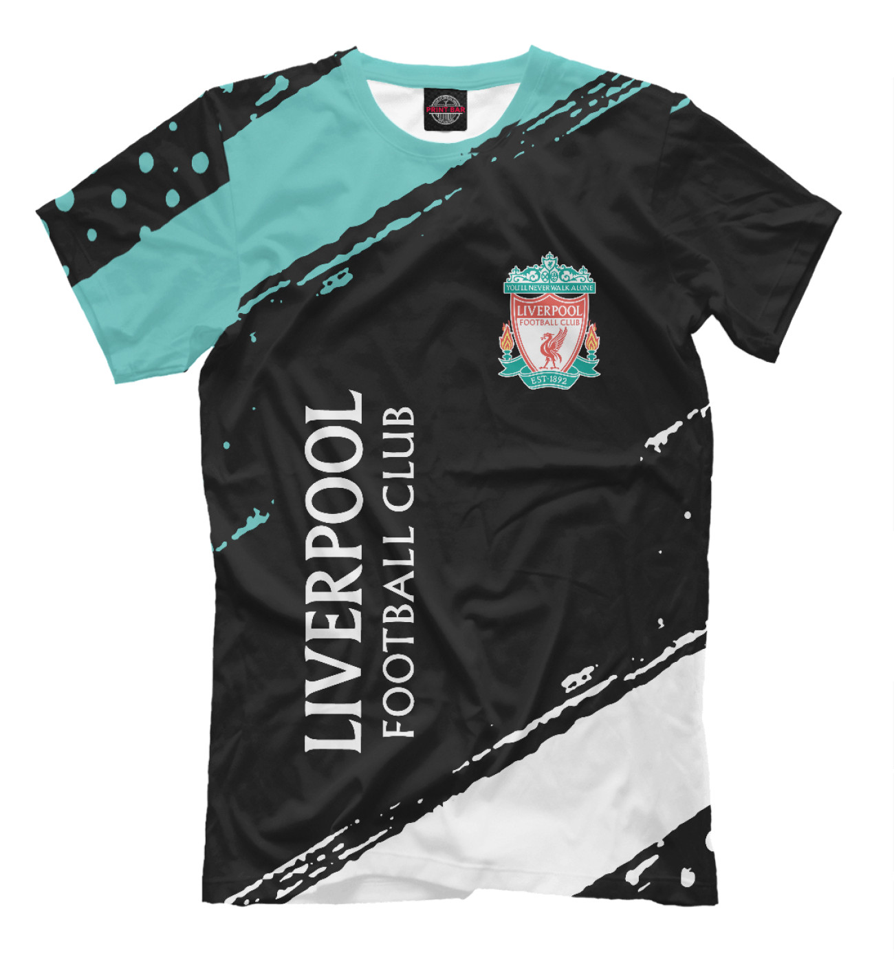 Мужская Футболка Liverpool | краска, артикул: LVP-536719-fut-2
