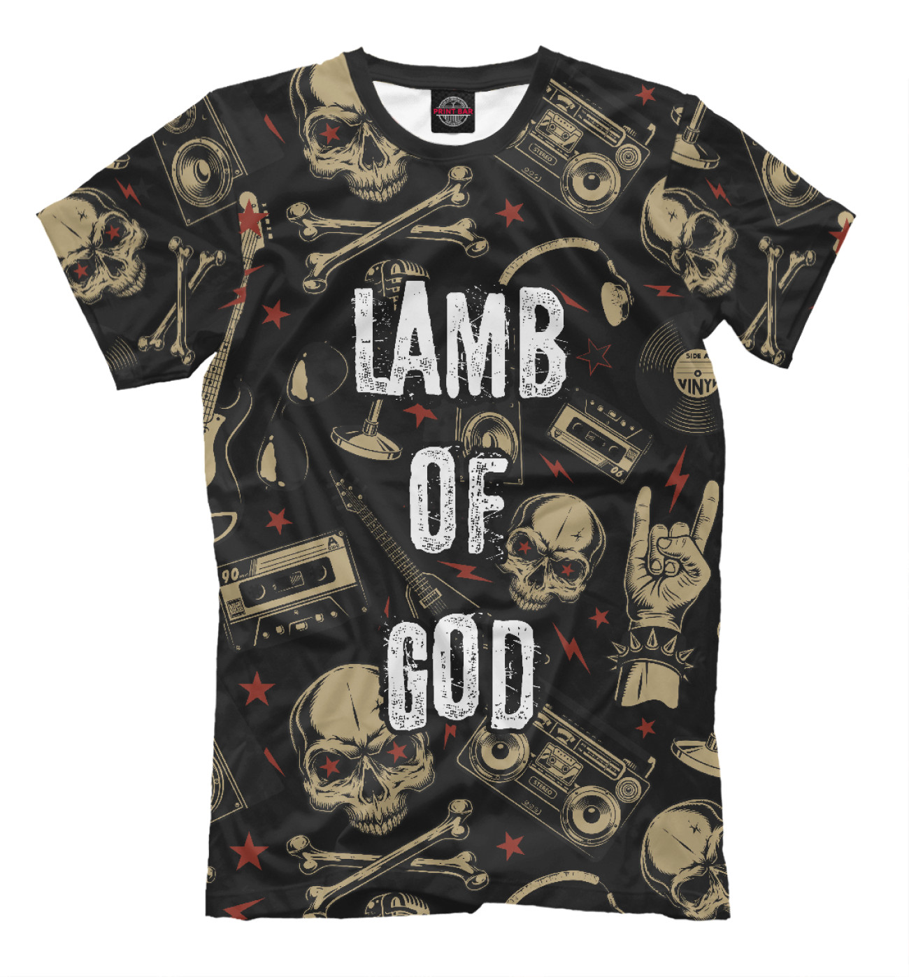 Мужская Футболка Lamb of God, артикул: LOG-547240-fut-2