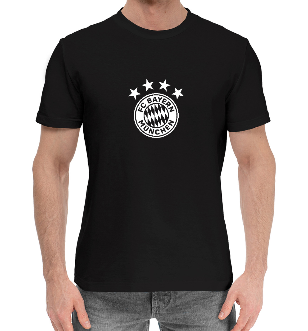 Мужская Хлопковая футболка Bayern, артикул: FTO-931531-hfu-2