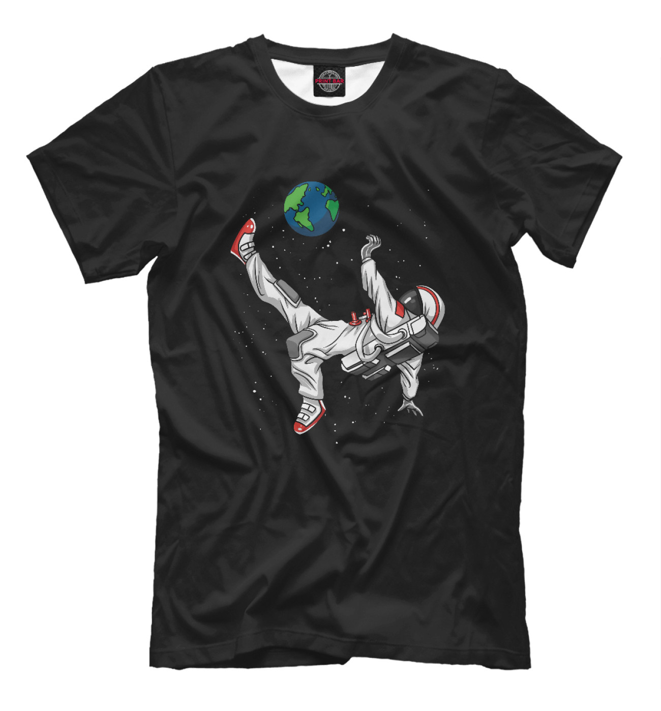 Мужская Футболка Space Astronaut Soccer, артикул: FTO-159288-fut-2