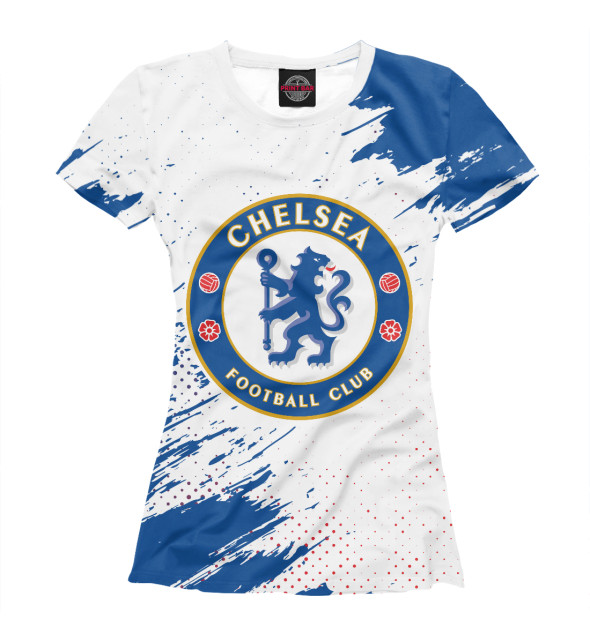 Женская Футболка Chelsea F.C. / Челси, артикул: CHL-620217-fut-1