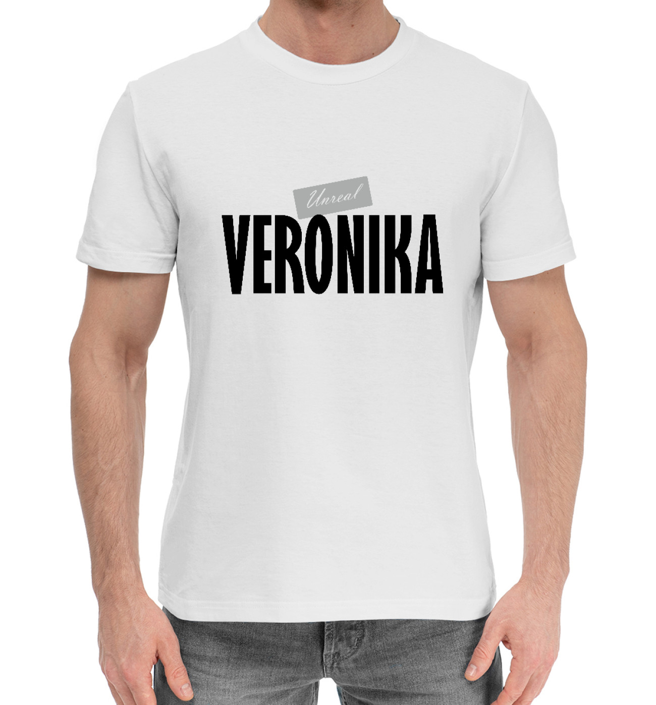 Мужская Хлопковая футболка Вероника, артикул: VER-678242-hfu-2