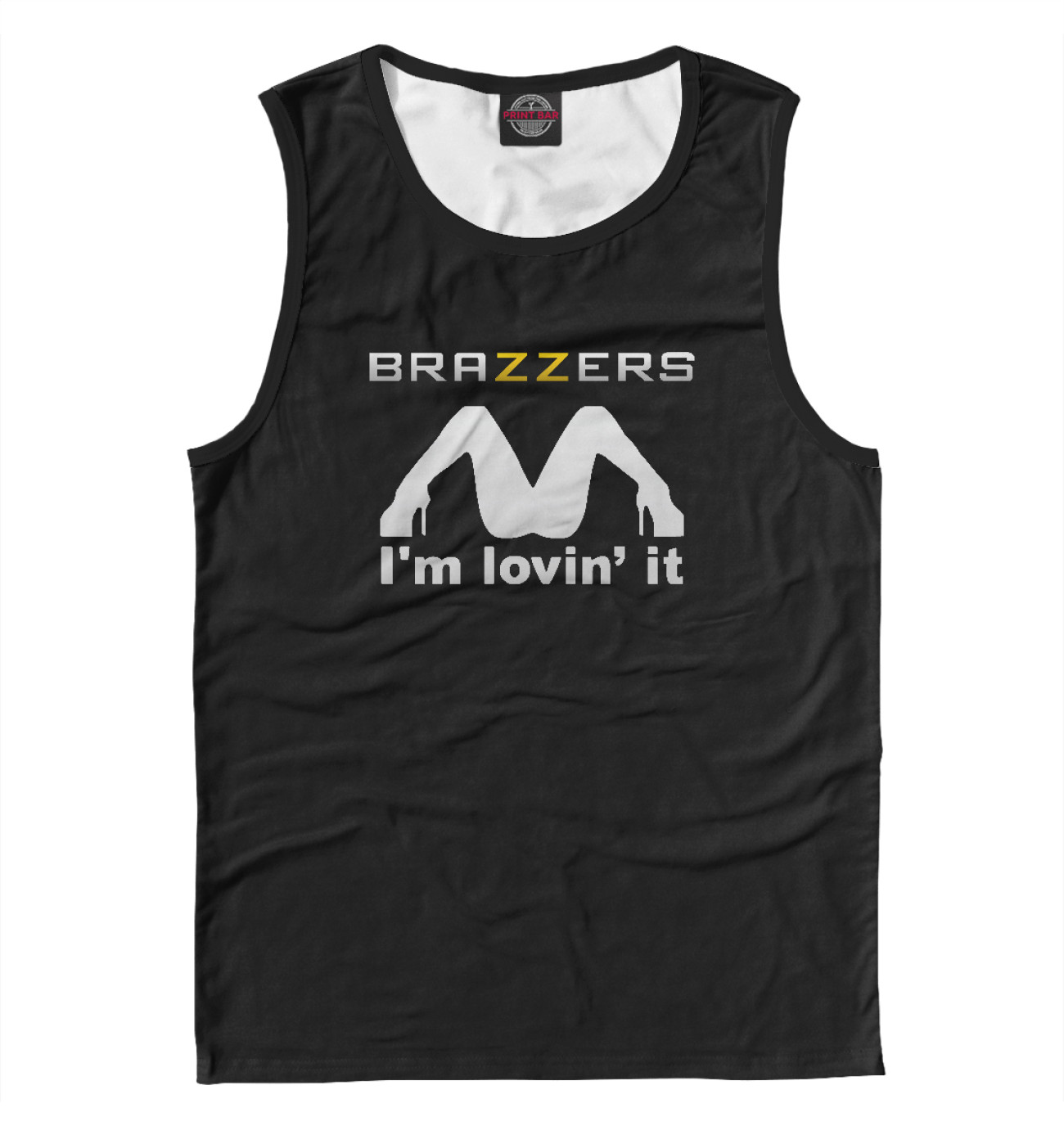 Мужская Майка Brazzers i'm lovin' it, артикул: BRZ-802914-may-2