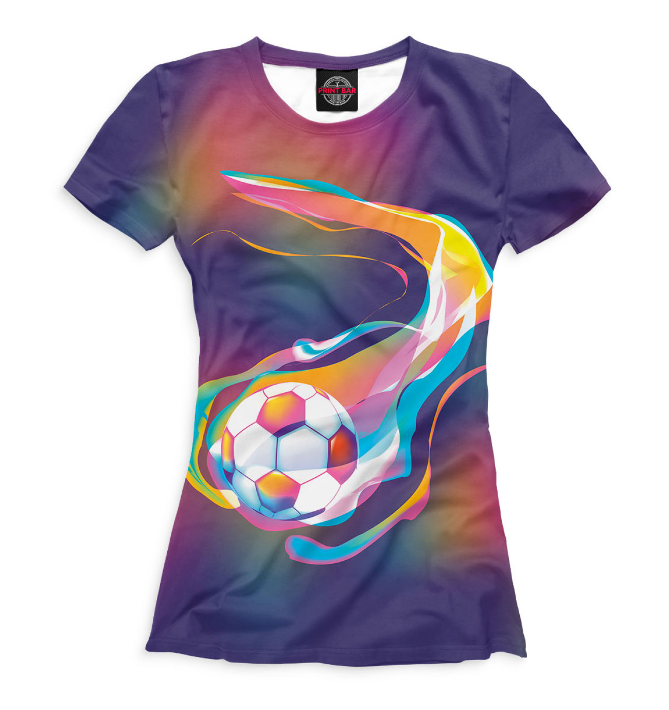 Женская Футболка Мяч, артикул: FTO-963731-fut-1