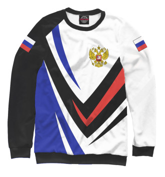 Свитшот Россия - флаг на рукавах