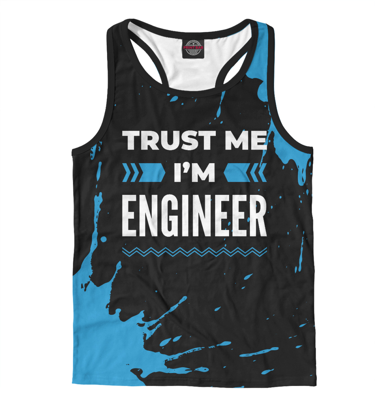 Мужская Борцовка Trust me I'm Engineer (синий), артикул: ENG-410329-mayb-2