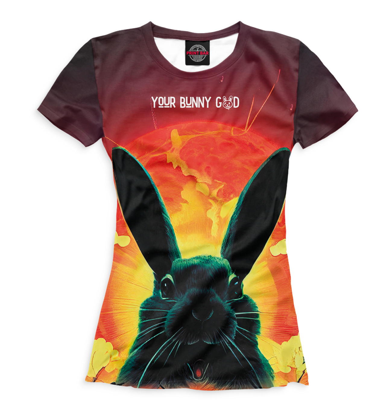 Футболка для девочек Your bunny god, артикул: YOT-491428-fut-1