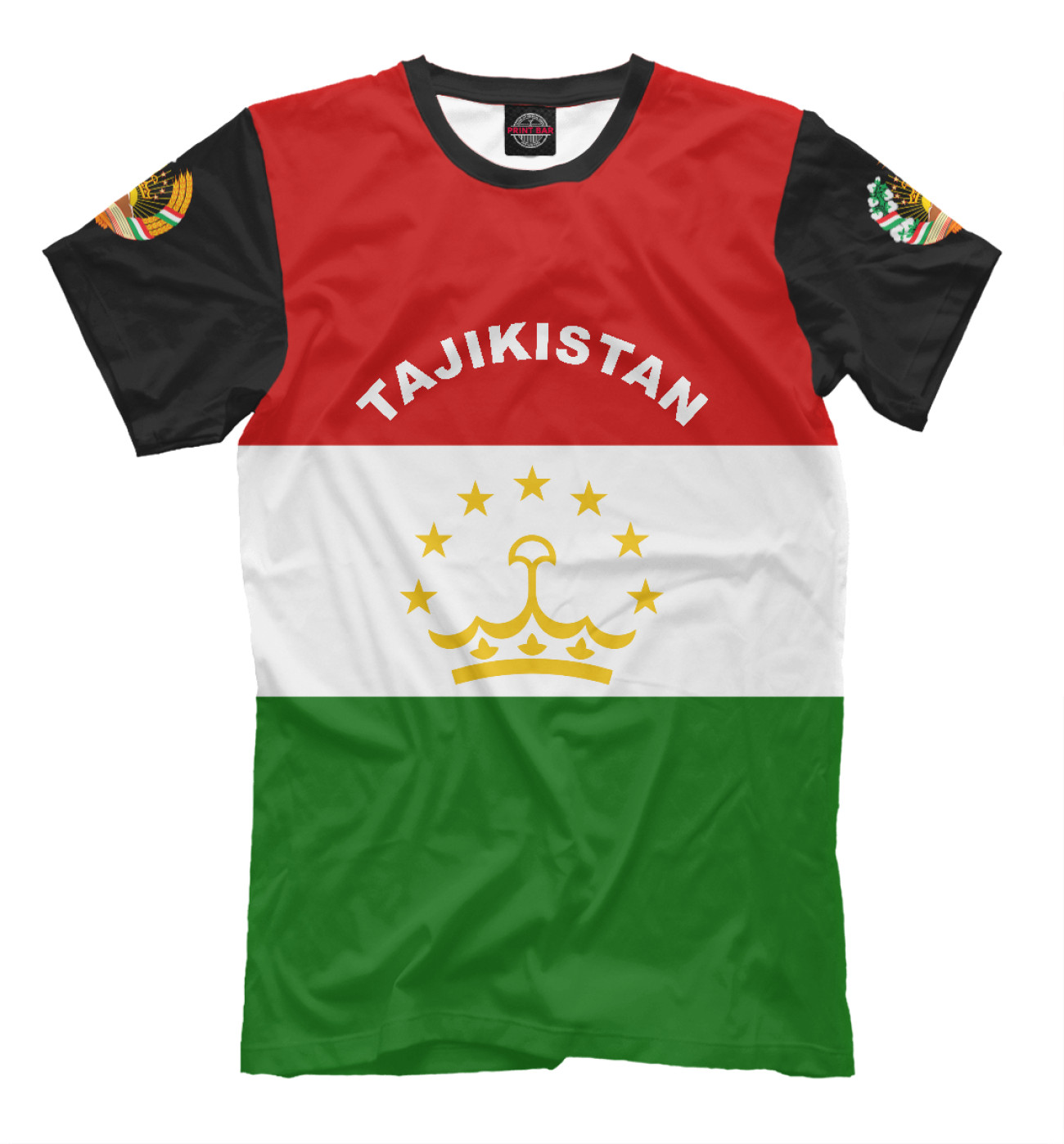 Мужская Футболка Tajikistan, артикул: TAZ-473021-fut-2