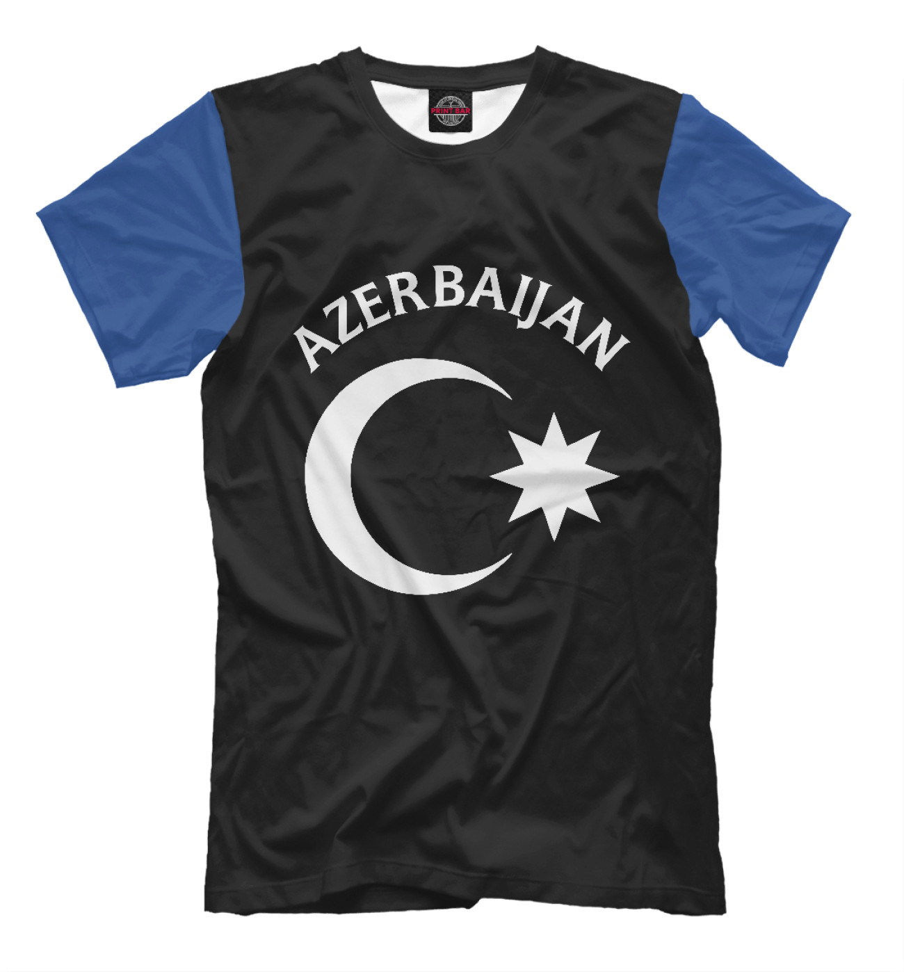 Мужская Футболка Азербайджан, артикул: AZR-189863-fut-2