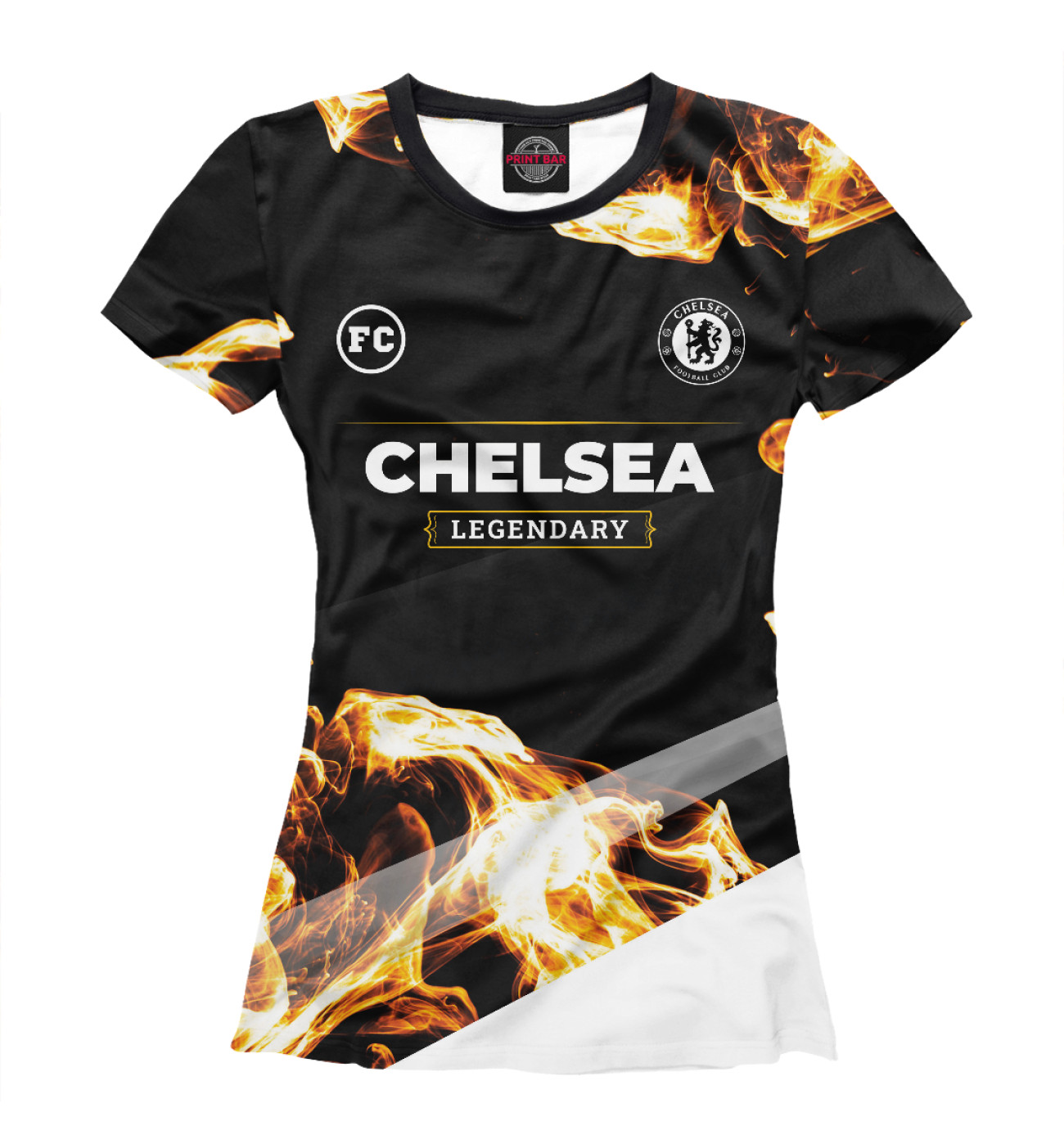 Женская Футболка Chelsea Sport Fire, артикул: CHL-907207-fut-1