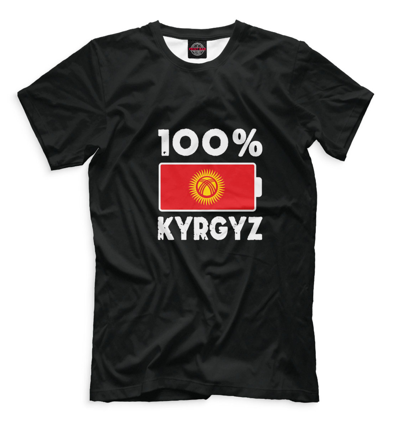 Мужская Футболка 100% Kyrgyz, артикул: KRN-806783-fut-2