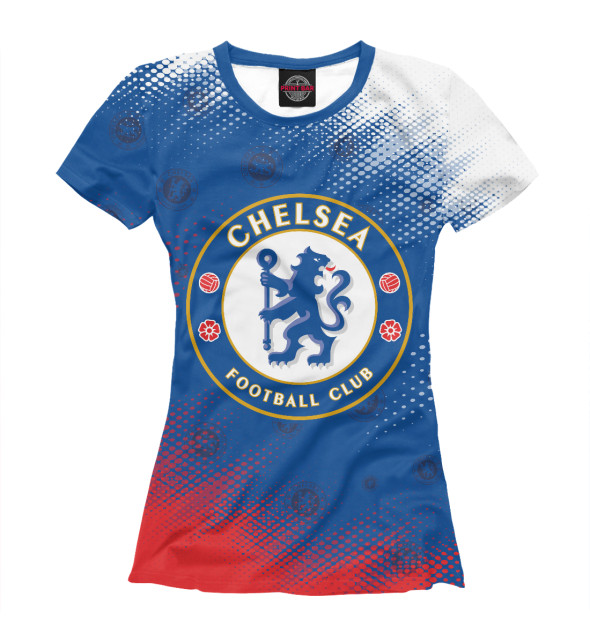 Женская Футболка Chelsea F.C. / Челси, артикул: CHL-539187-fut-1