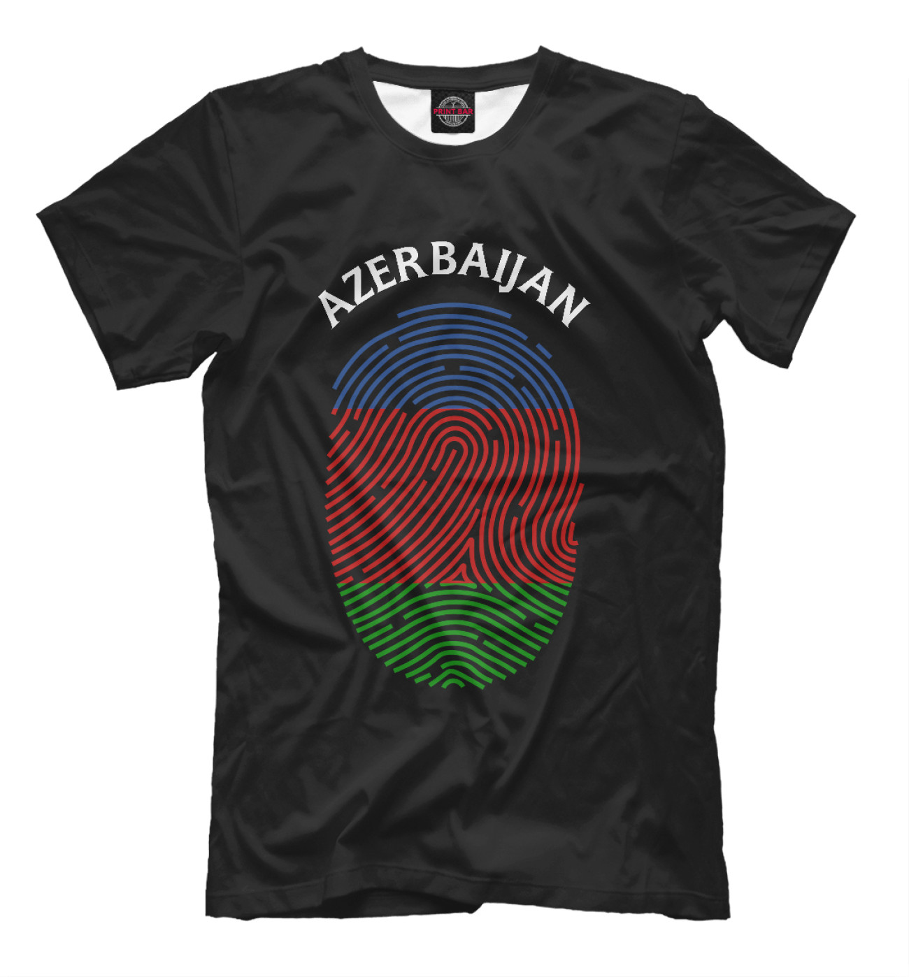 Мужская Футболка Азербайджан, артикул: AZR-715305-fut-2