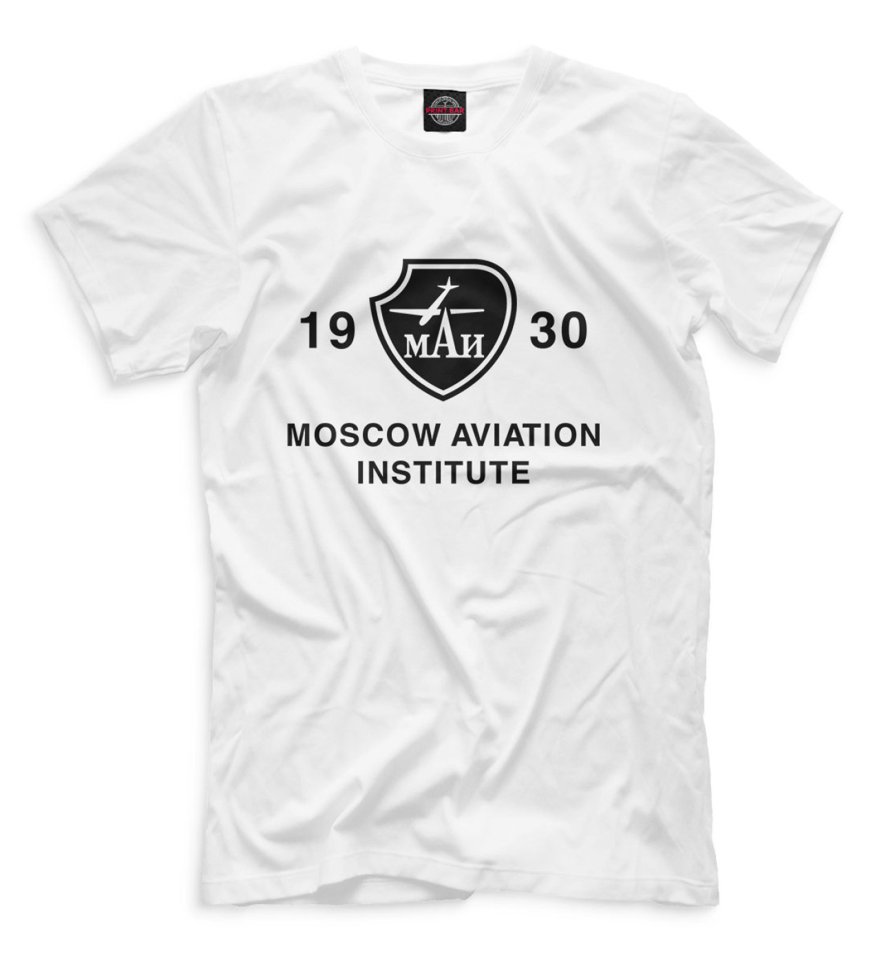 Мужская Футболка Moscow Aviation Institute, артикул: MAI-612052-fut-2