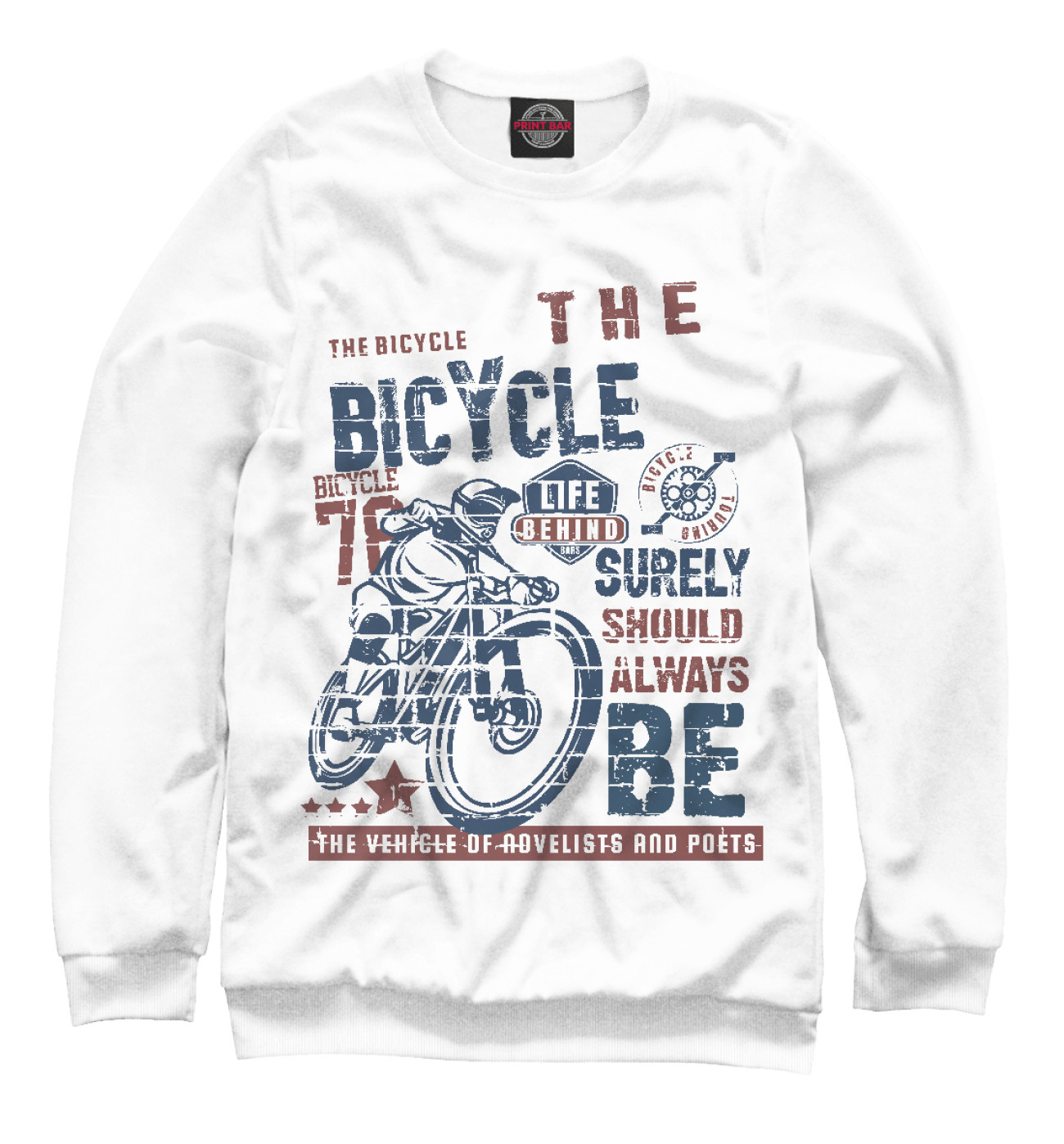 Мужской Свитшот Велосипед в жизни каждого!, артикул: BCL-296471-swi-2