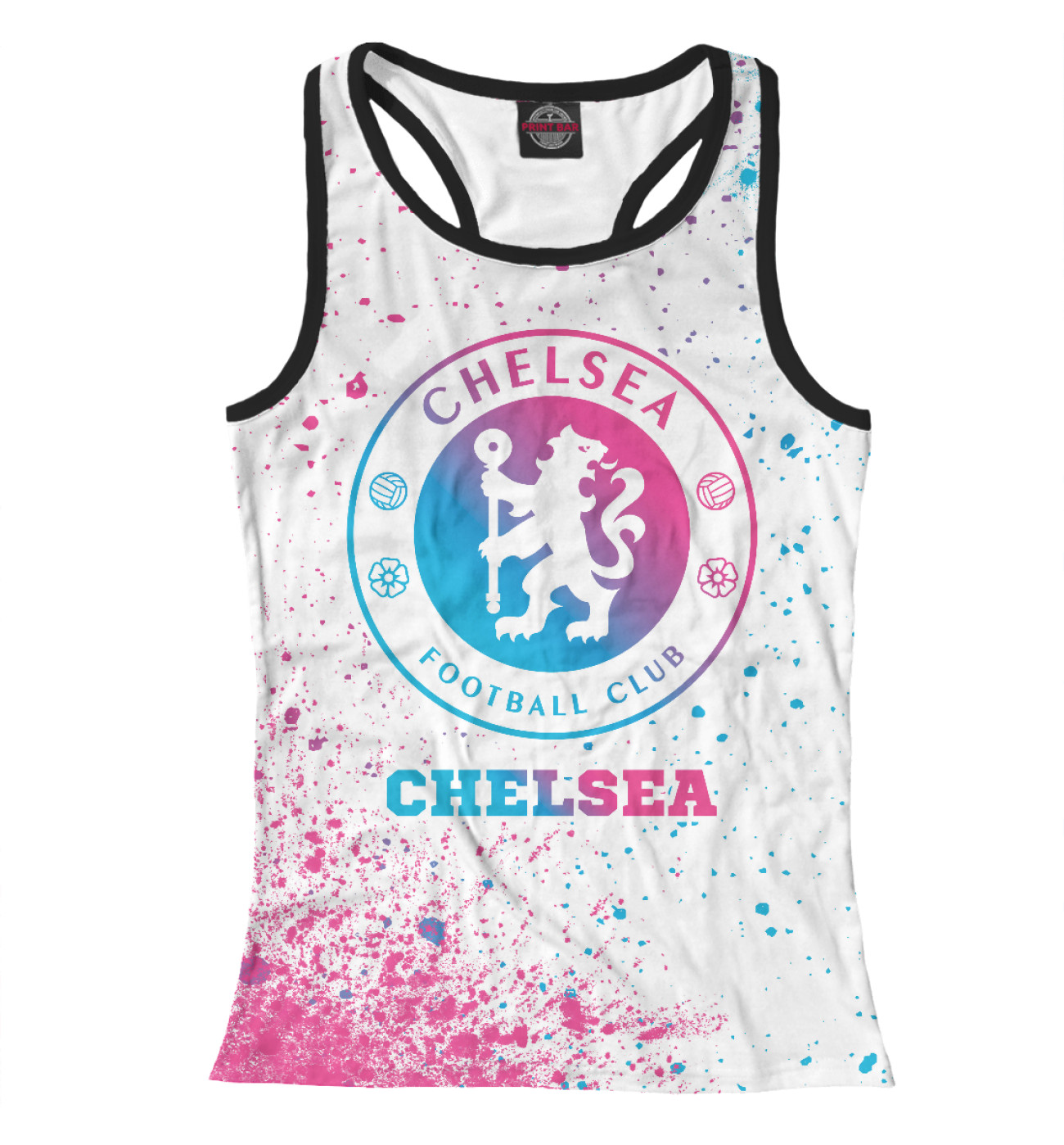 Женская Борцовка Chelsea Neon Gradient (цветные брызги), артикул: CHL-323541-mayb-1