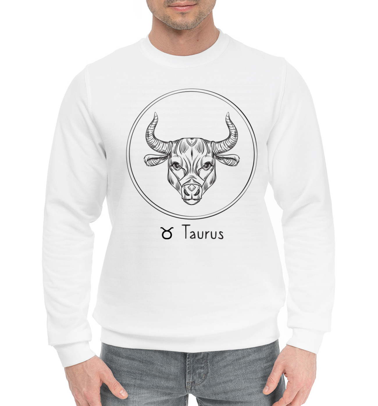 Мужской Хлопковый свитшот Taurus, артикул: TLC-960541-hsw-2