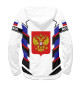 Мужское Худи Флаг России на рукавах, артикул: SRF-190073-hud-2, фото 2
