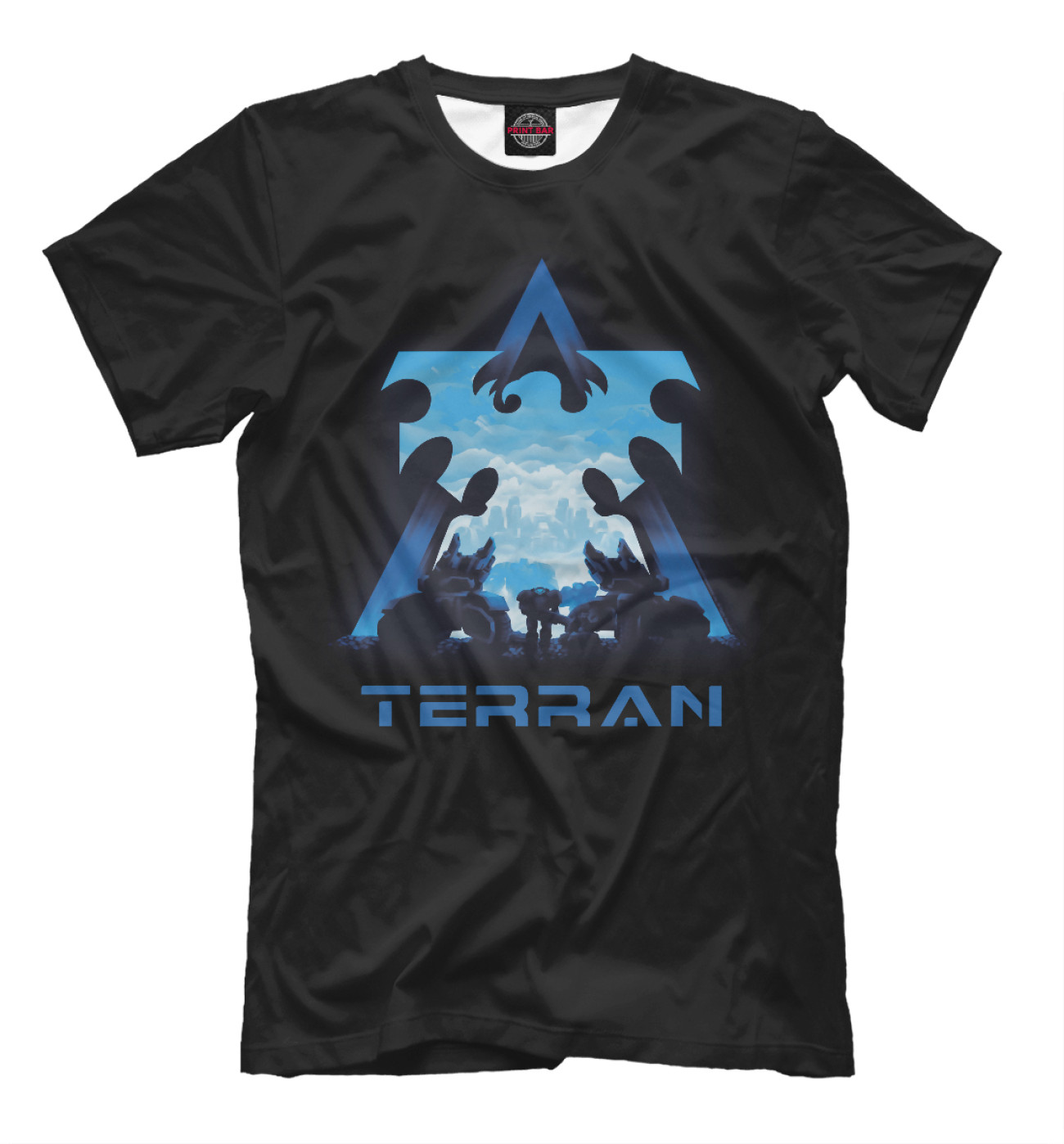Мужская Футболка StarCraft II Terran, артикул: GMR-624712-fut-2