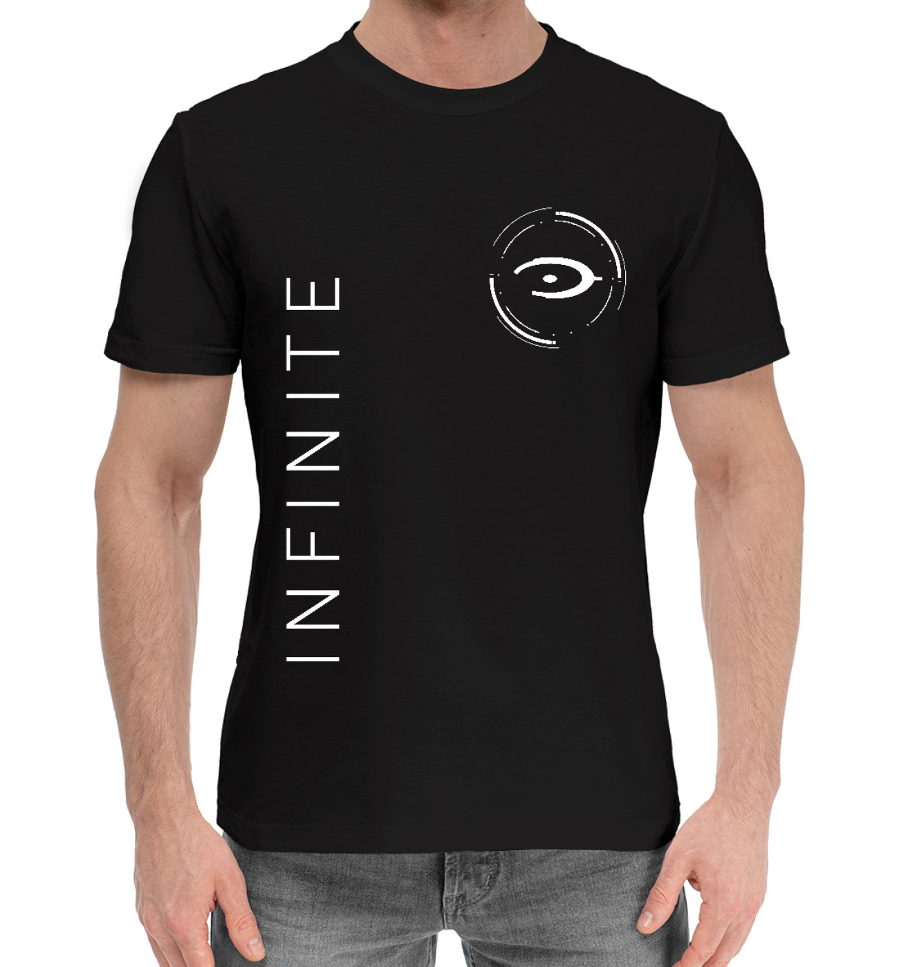 Мужская Хлопковая футболка Halo Infinite, артикул: HLO-960138-hfu-2